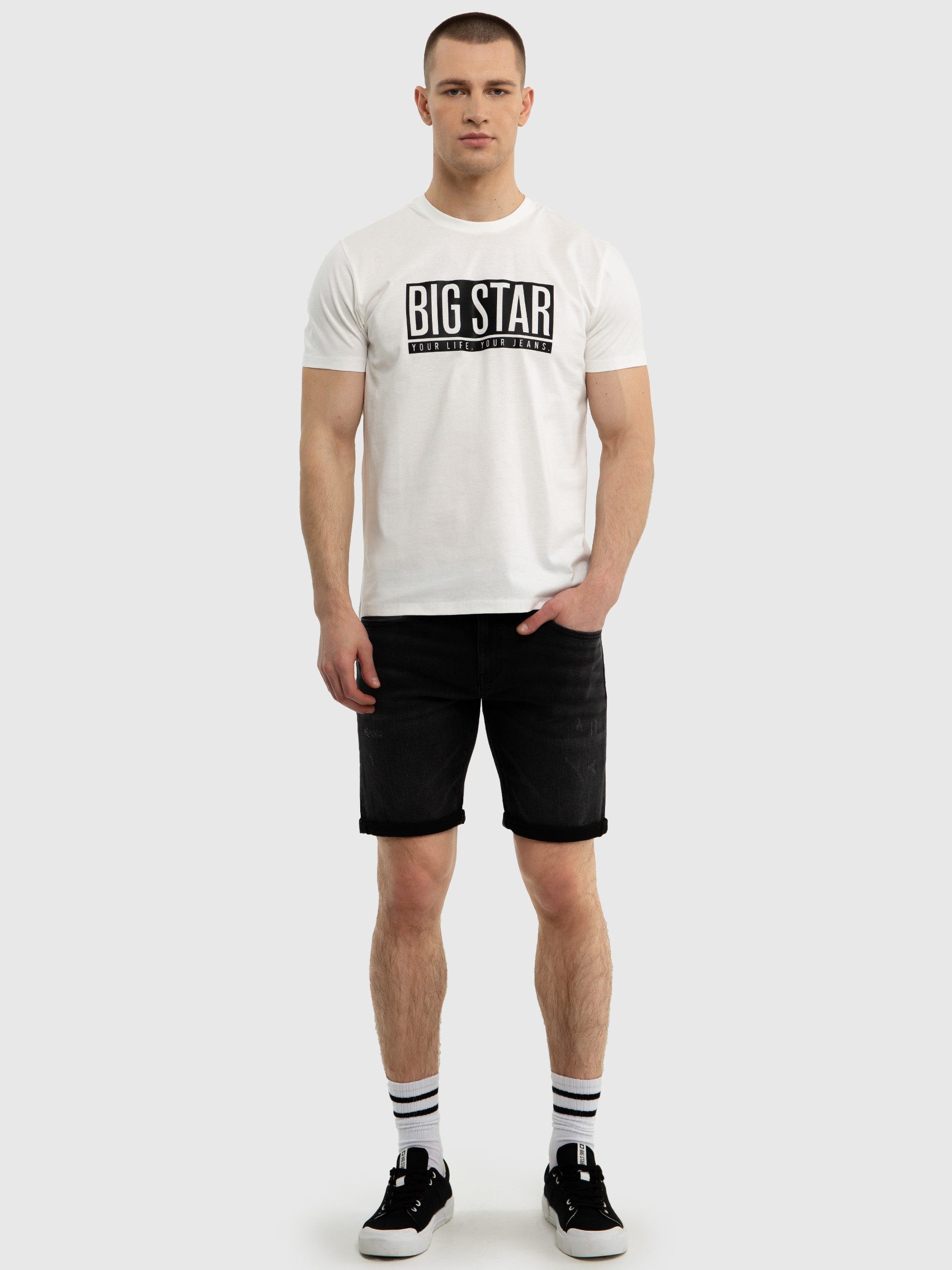 BIG STAR T-Shirt CIESZBIROS weiß