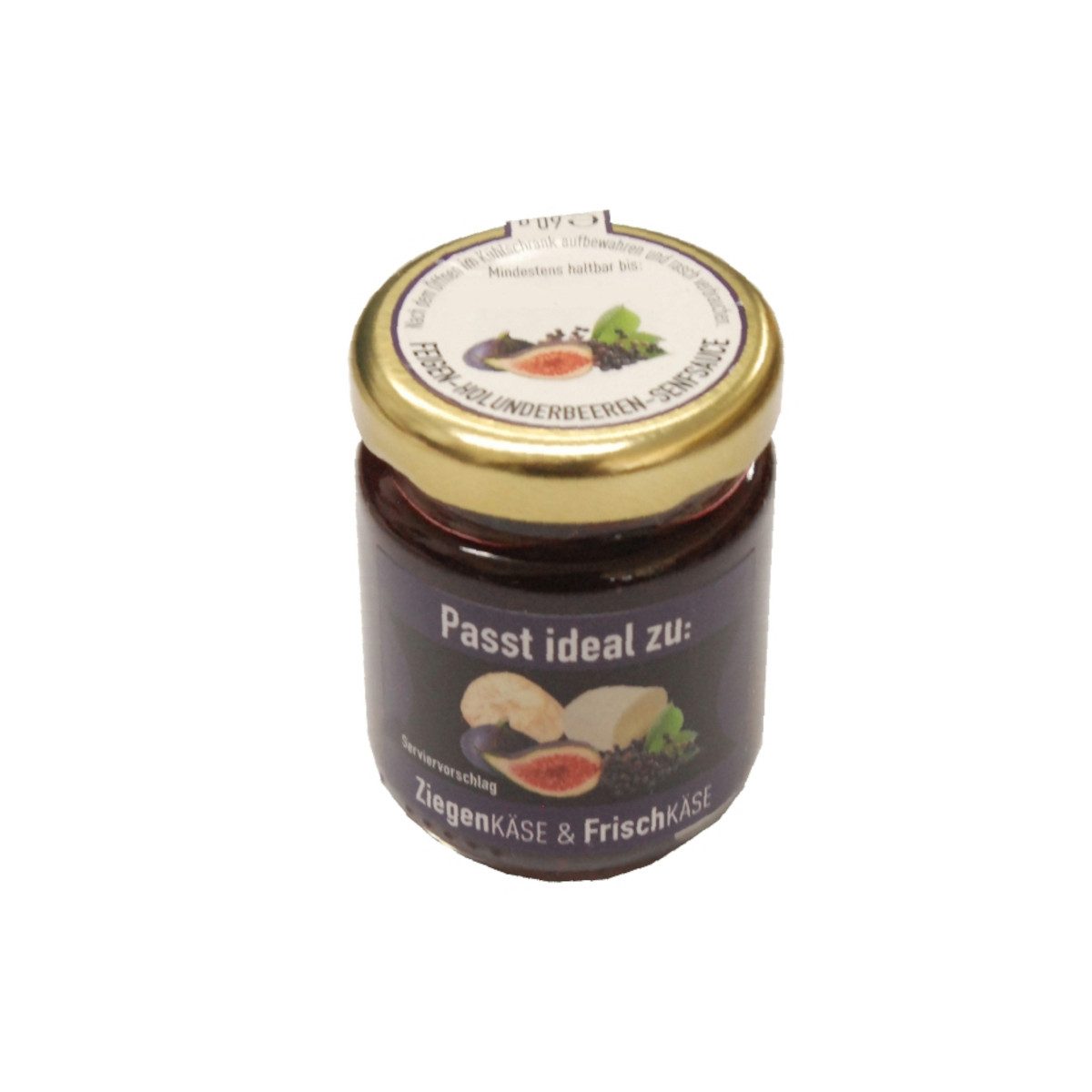 Ruwisch & Zuck Saucen, Ruwisch & Zuck Feige Holunderbeeren Senfsauce süßlich scharf 60g