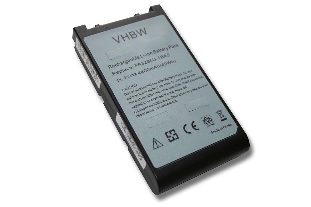 vhbw passend für Toshiba Qosmio G10-100, G10-106, G10-124, G10-133, Laptop-Akku 4400 mAh