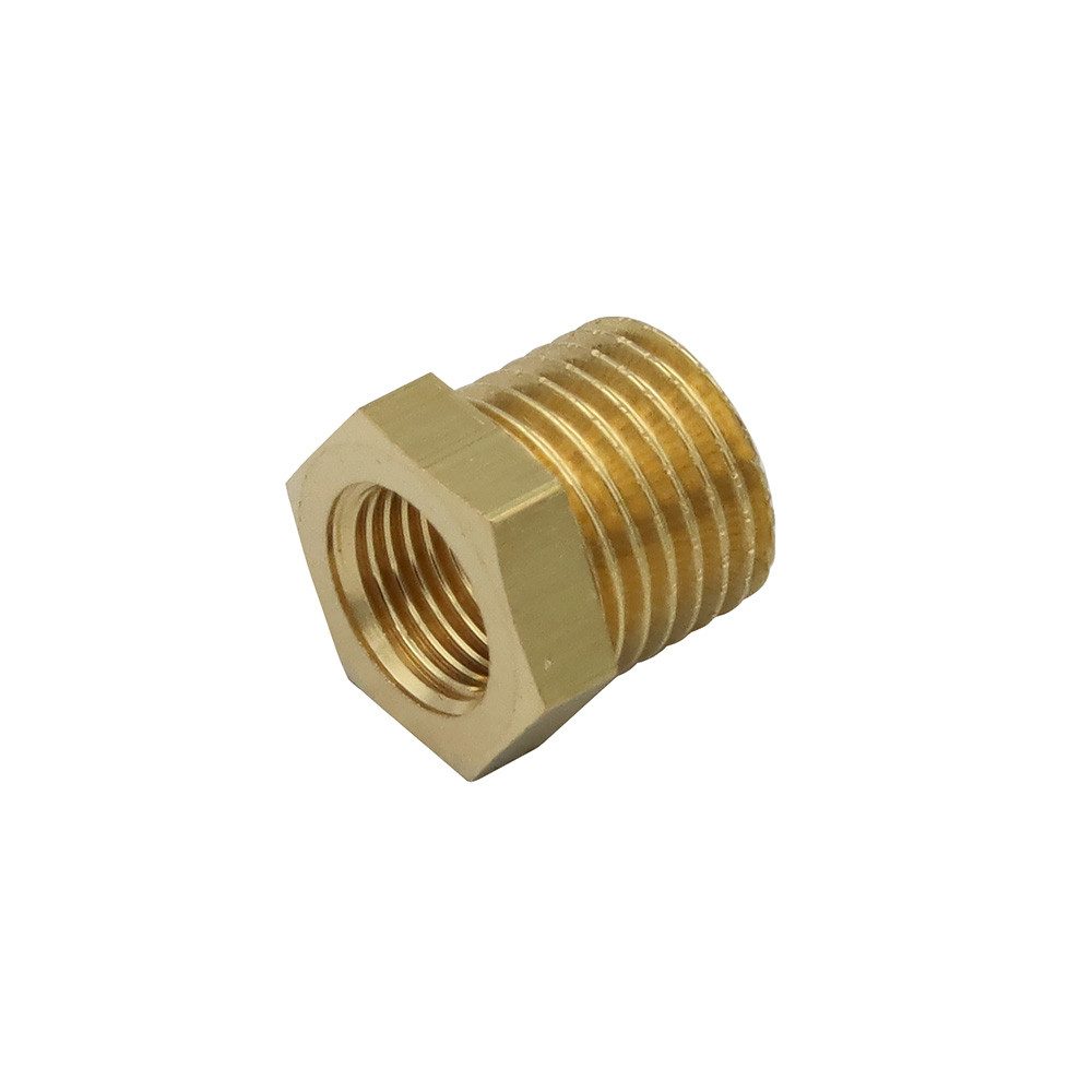 Gewindefitting Rohr Reduzierstück 1/8" IG auf 1/4" AG Messing Reduzierung Gewinde
