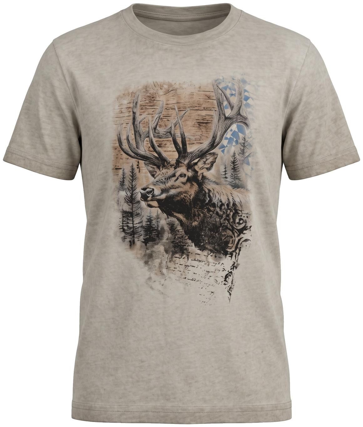 Hangowear T-Shirt Hangowear Herren T-Shirt Manni Bavaria - beige
