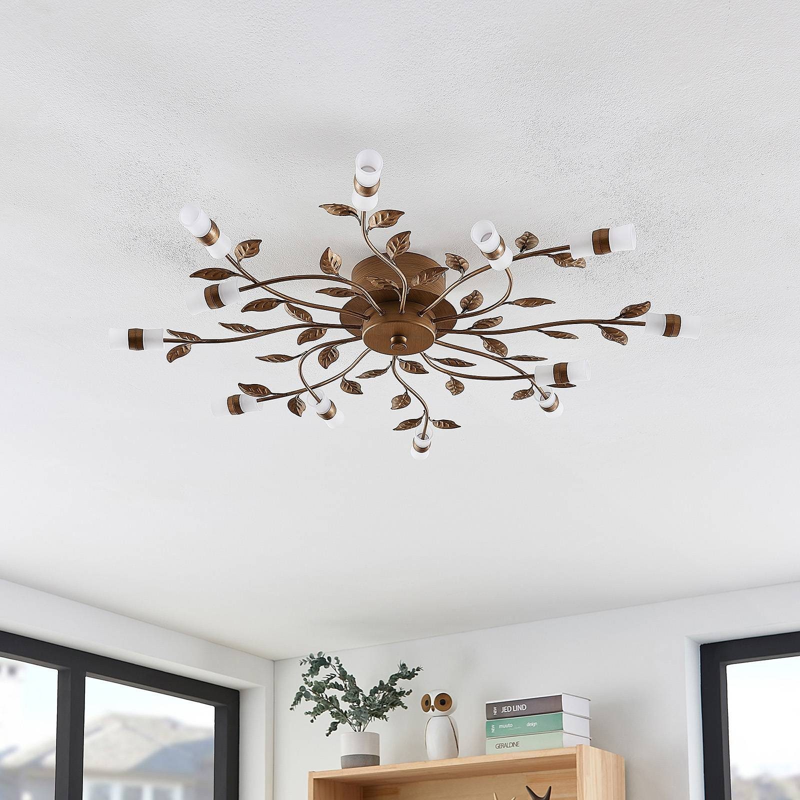 Lindby Deckenleuchten Bentas, LED 32 W gesamt, warmweiß