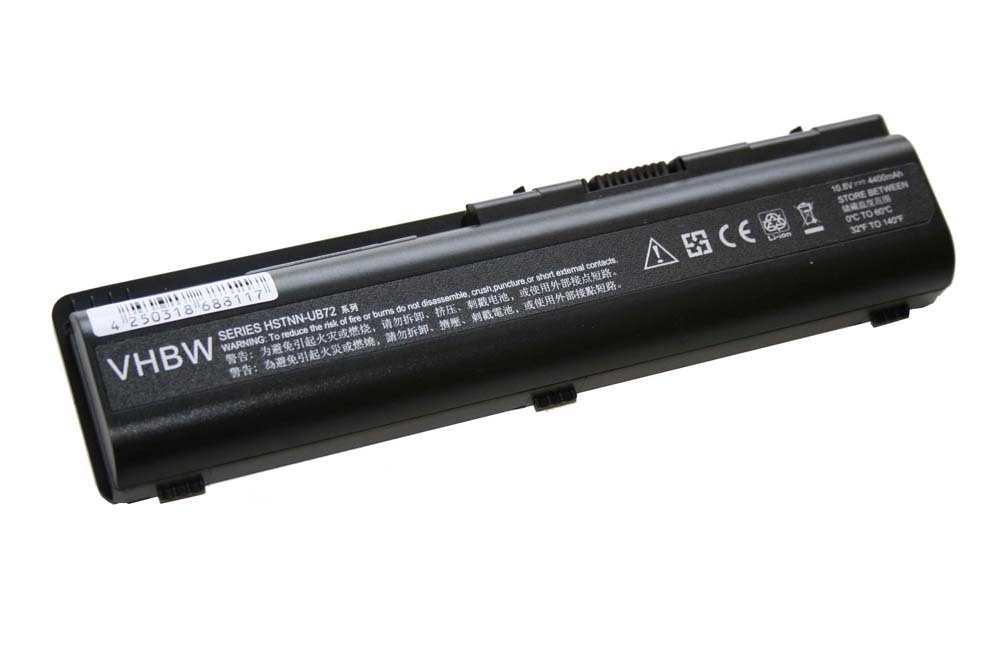 vhbw passend für HP / CompaQ Pavilion dv5-1060ee, dv5-1060ew, dv5-1070ec, Laptop-Akku 4400 mAh