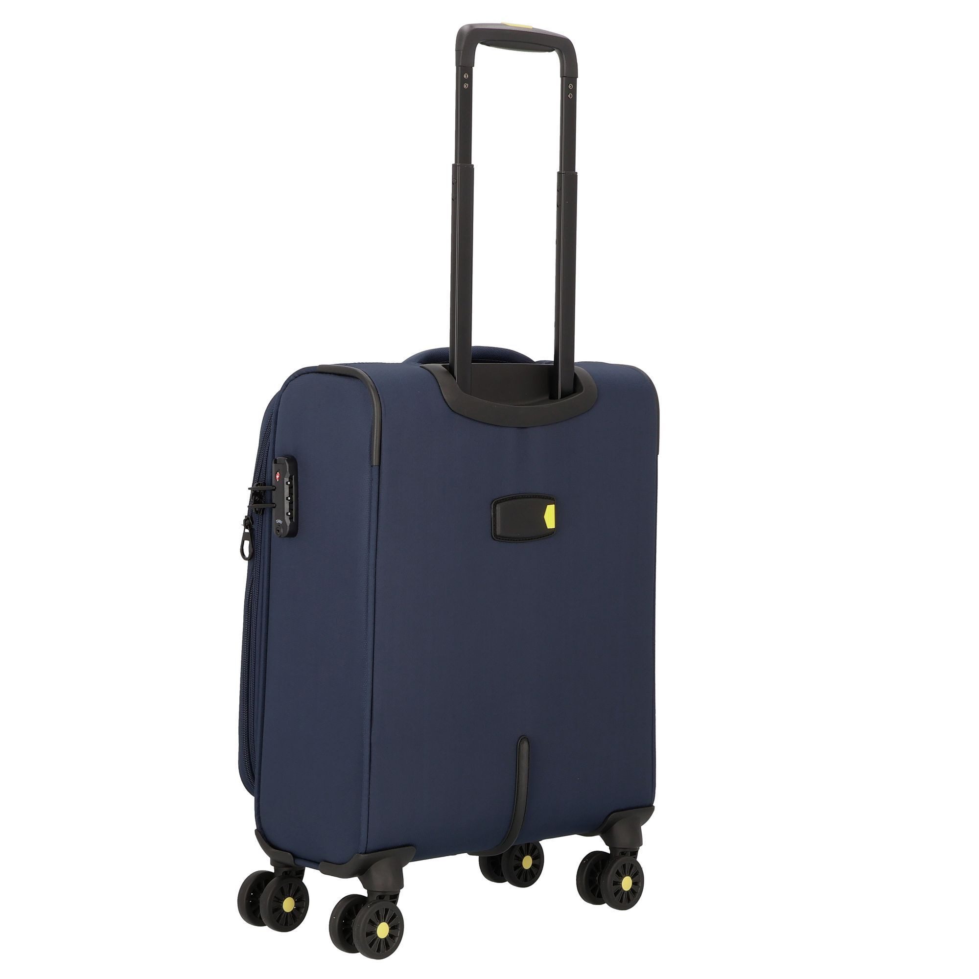 D&N Handgepäck-Trolley Travel Line, 4 Rollen, Nylon