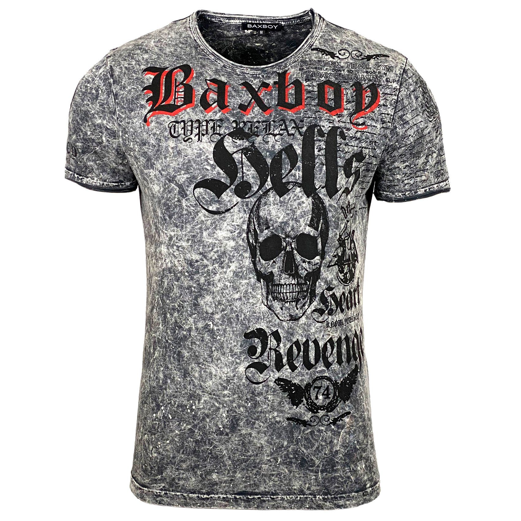 Baxboy T-Shirt Baxboy T-Shirt Oil Washed günstig online kaufen