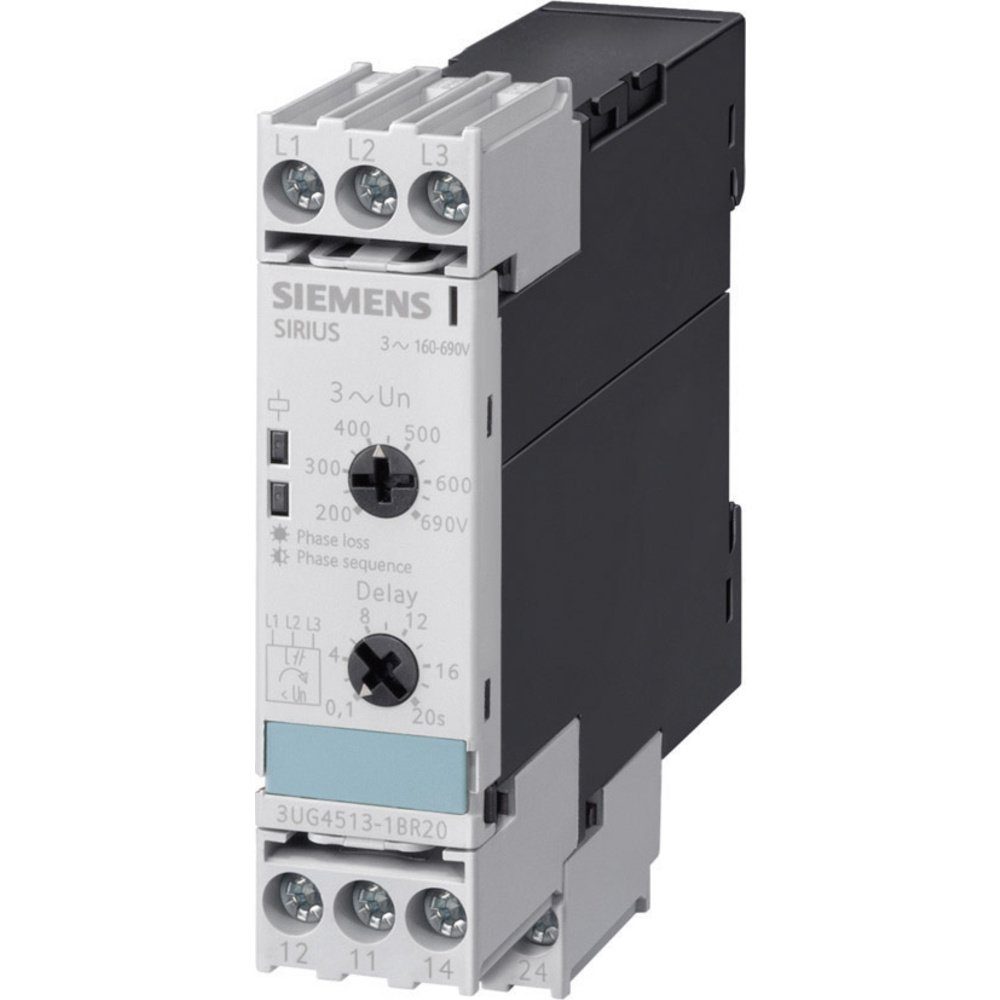 Sicherheitsrelais Überwachungsrelais 320 - 500 V/AC 2 Wechsler Siemens 3UG4511-1BP20 1