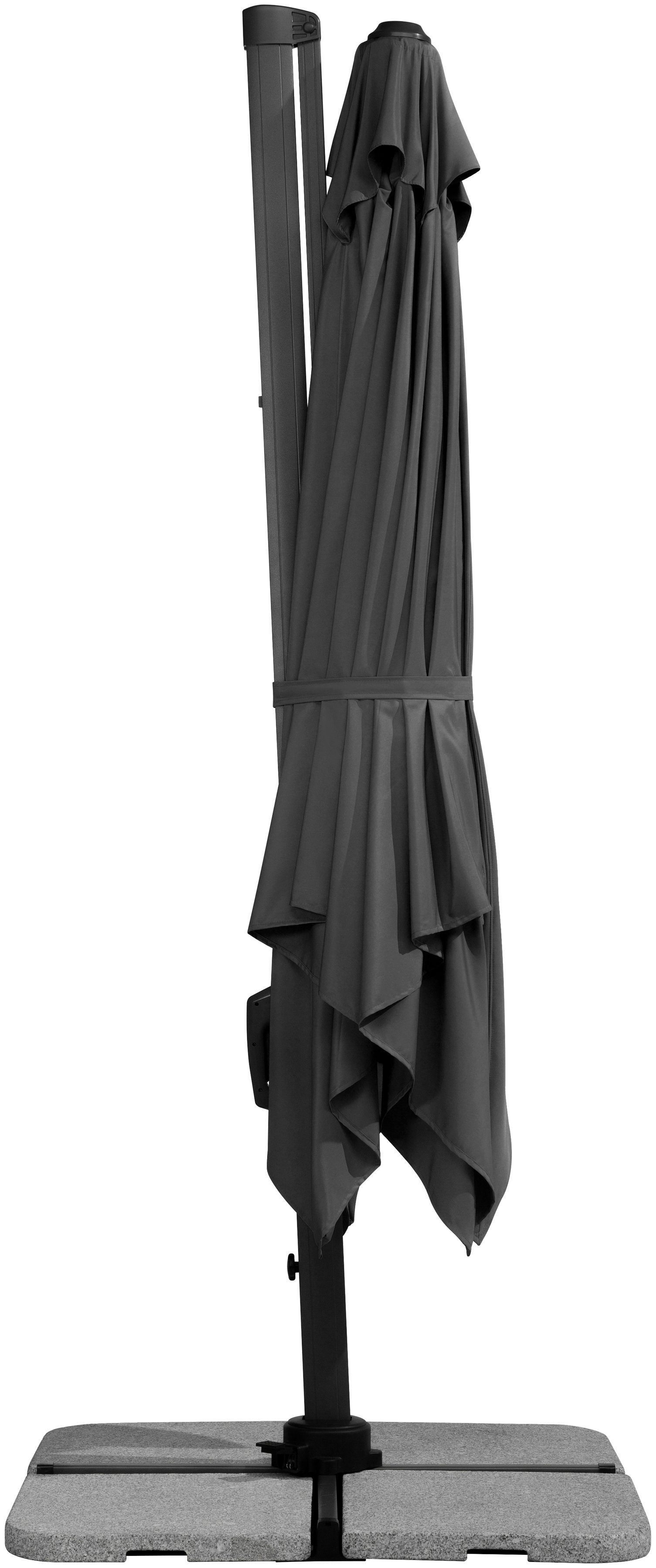 Schneider Schirme Ampelschirm Rhodos Twist, LxB: 300x300 cm, mit Schutzhülle, ohne Wegeplatten – Bild 5 von 5