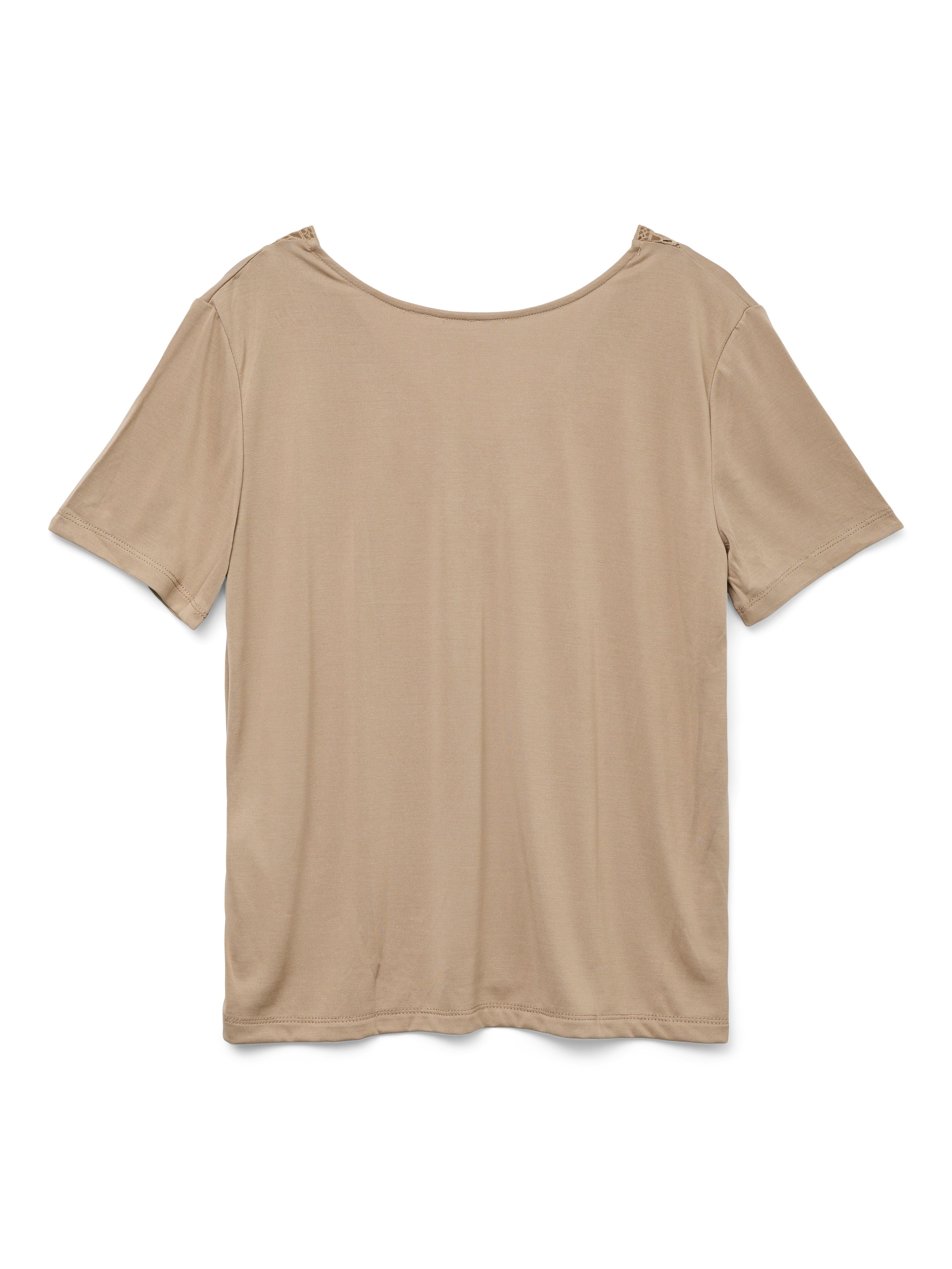 Vero Moda Kurzarmshirt VMSAVANNAH LACE 2-WAY günstig online kaufen