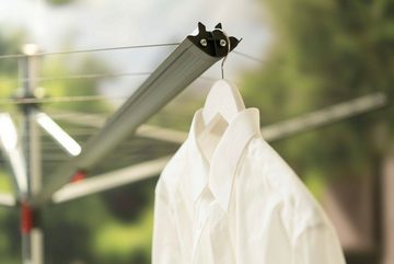 Vileda Wäschespinne SUN-RISE 50M COMPACT, höhenverstellbar, für bequemes Aufhängen und Abhängen der Wäsche