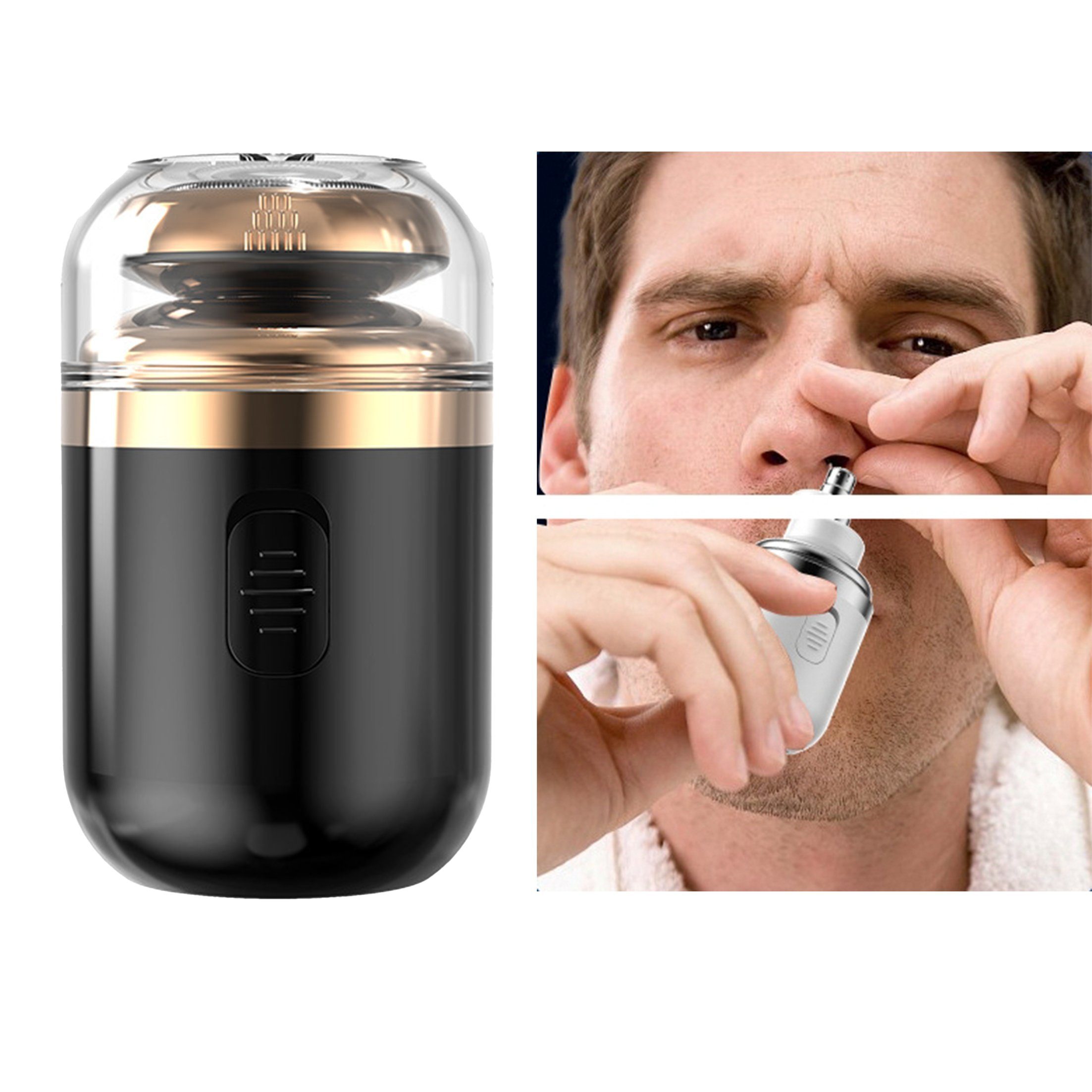 Dedom Elektrokörperrasierer Mini-Rasierer,elektrisch tragbar,Nasenhaar trimmen und rasieren