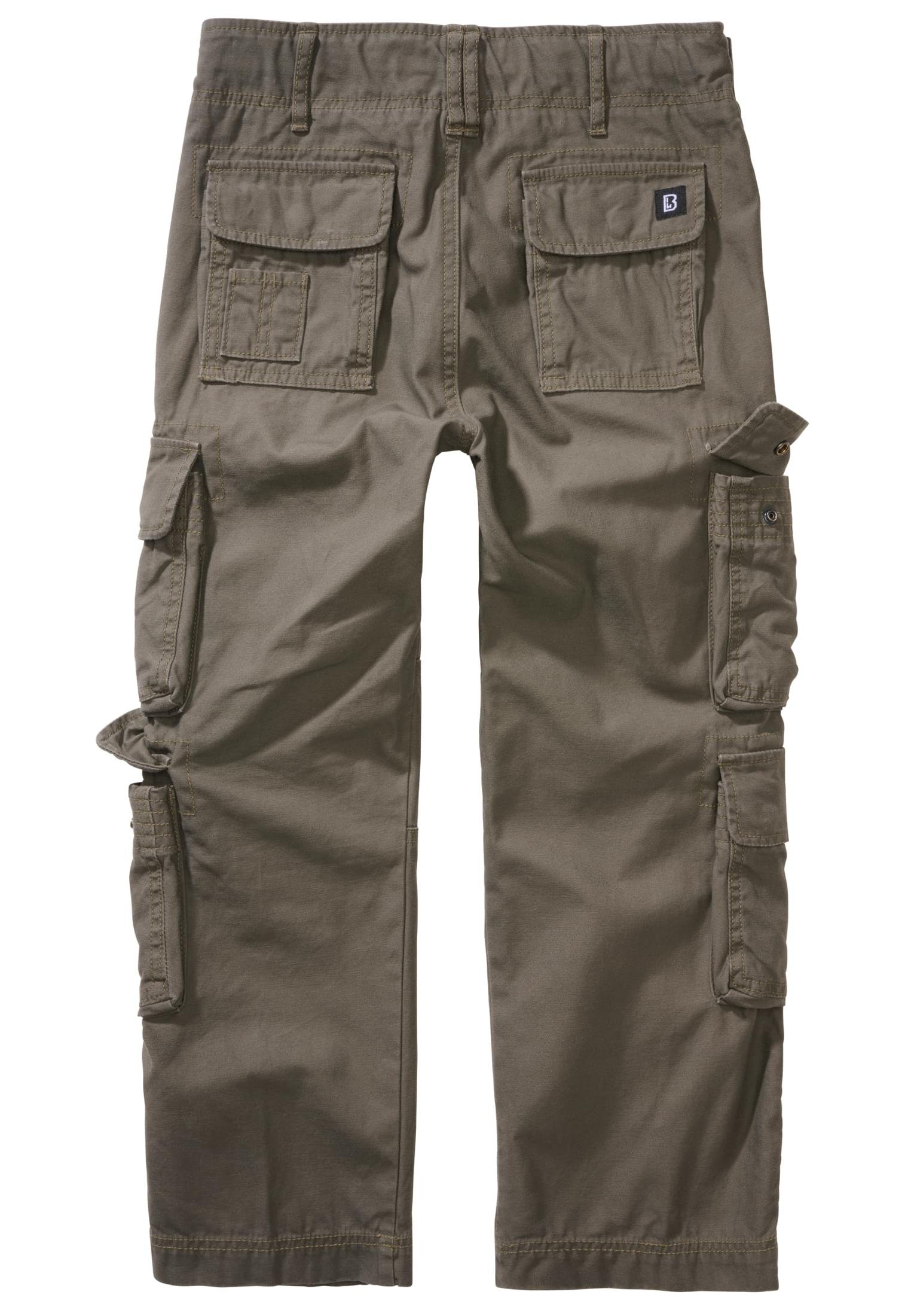Brandit Cargohose Herren Kids Pure (1-tlg) olive Trouser