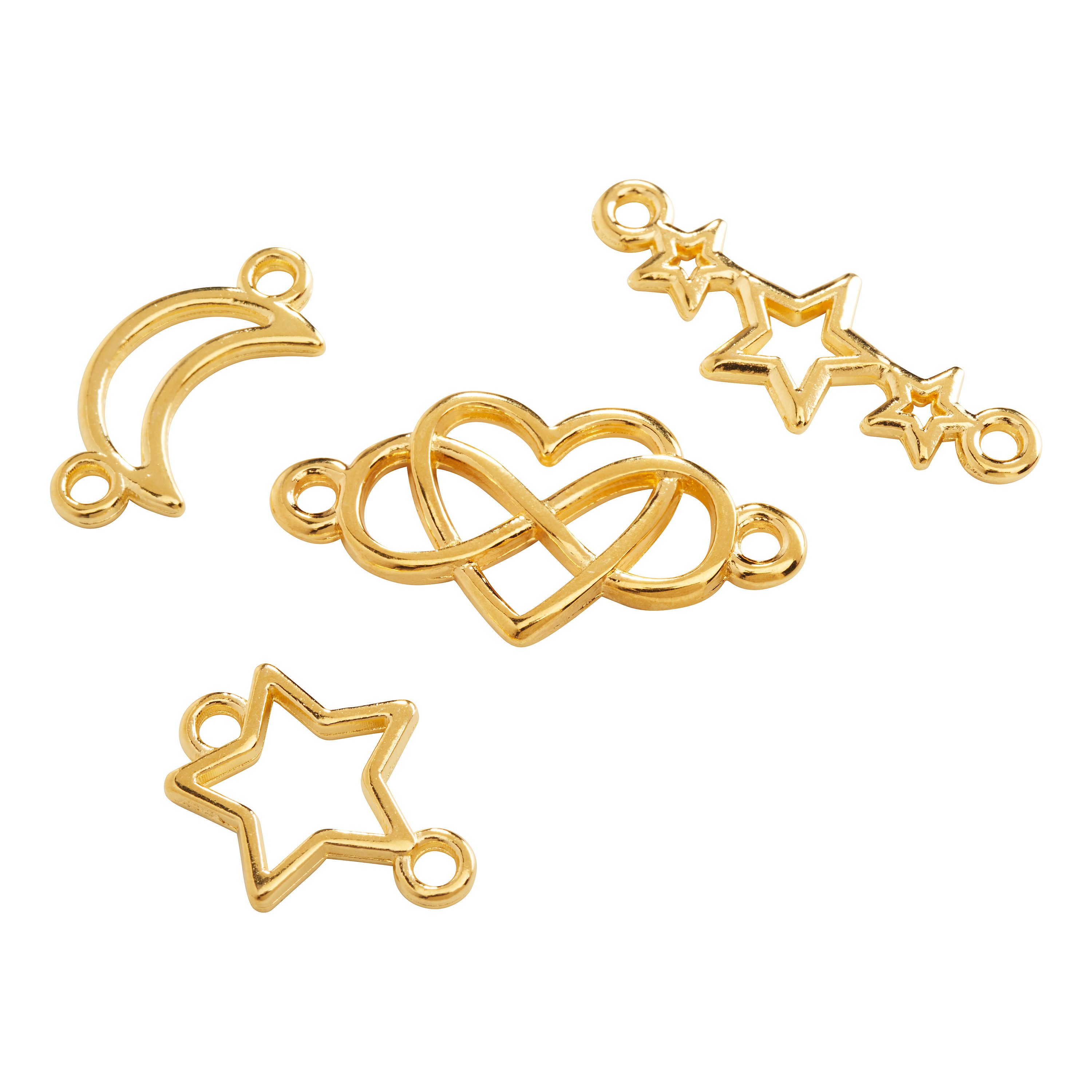 Schmuckset Verbinder-Mix Moon and Stars