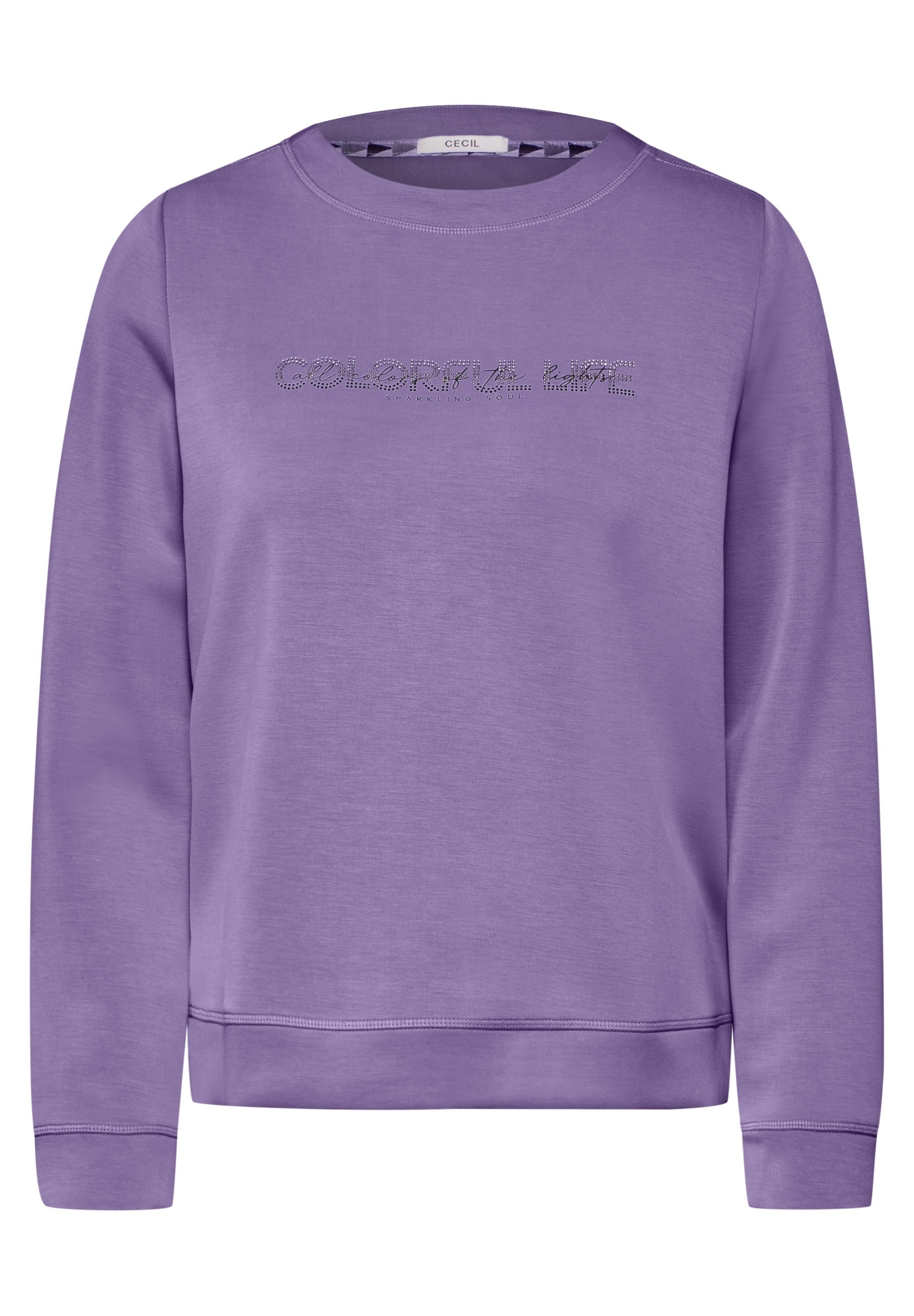 CECIL Sweatshirt mit Glitzer-Details günstig online kaufen