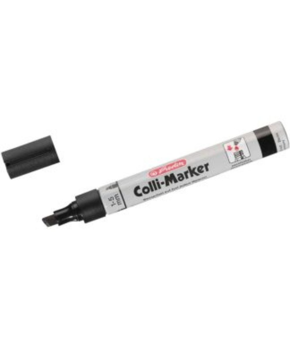 Herlitz Marker Herlitz Marker Colli KS schwarz, (Packung, 1-tlg., Colli-Marker Permanentmarker), 1-5mm