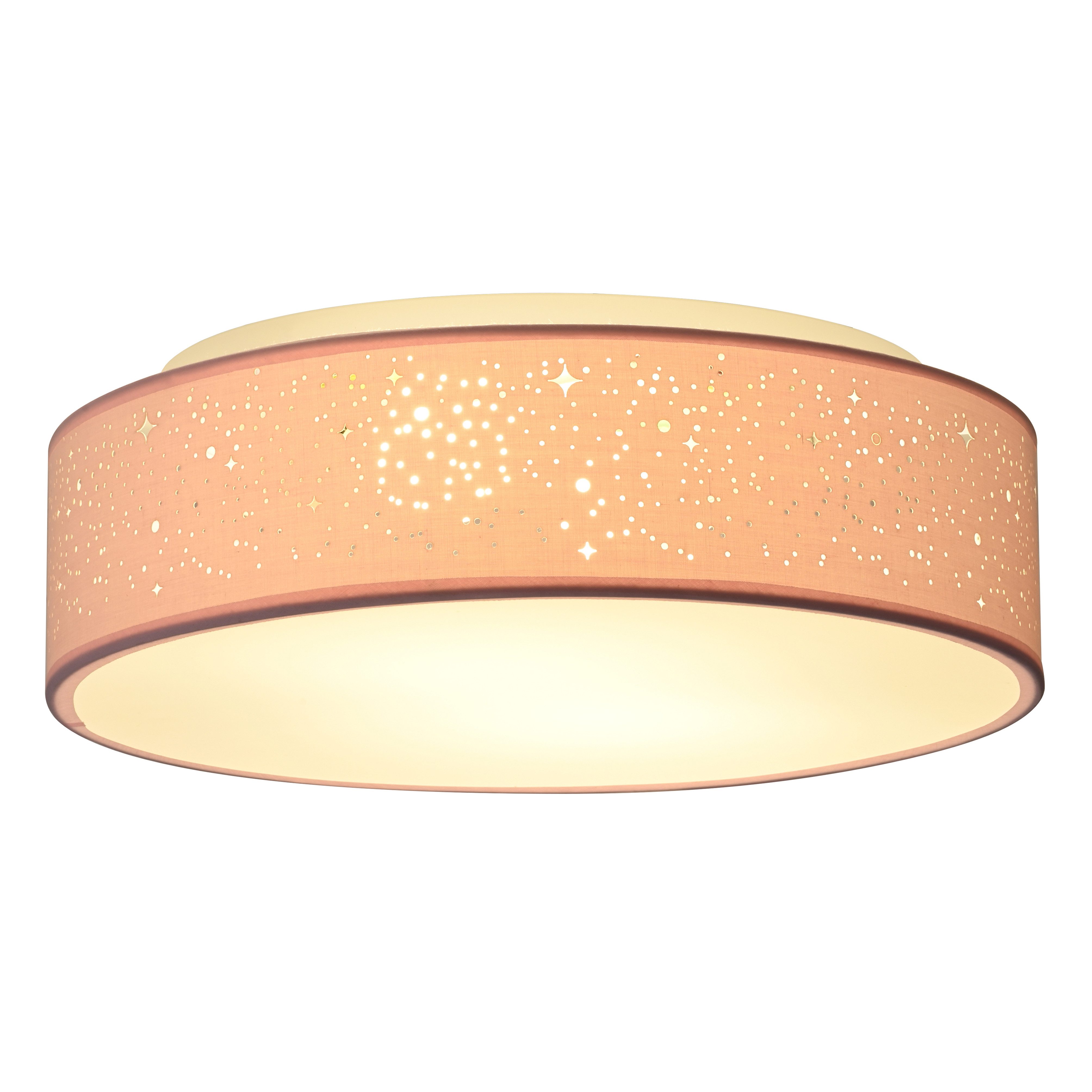 Zedelmaier Lampenschirm Deckenlampe Deckenleuchte mit Stoff-Lampenschirm, W günstig online kaufen