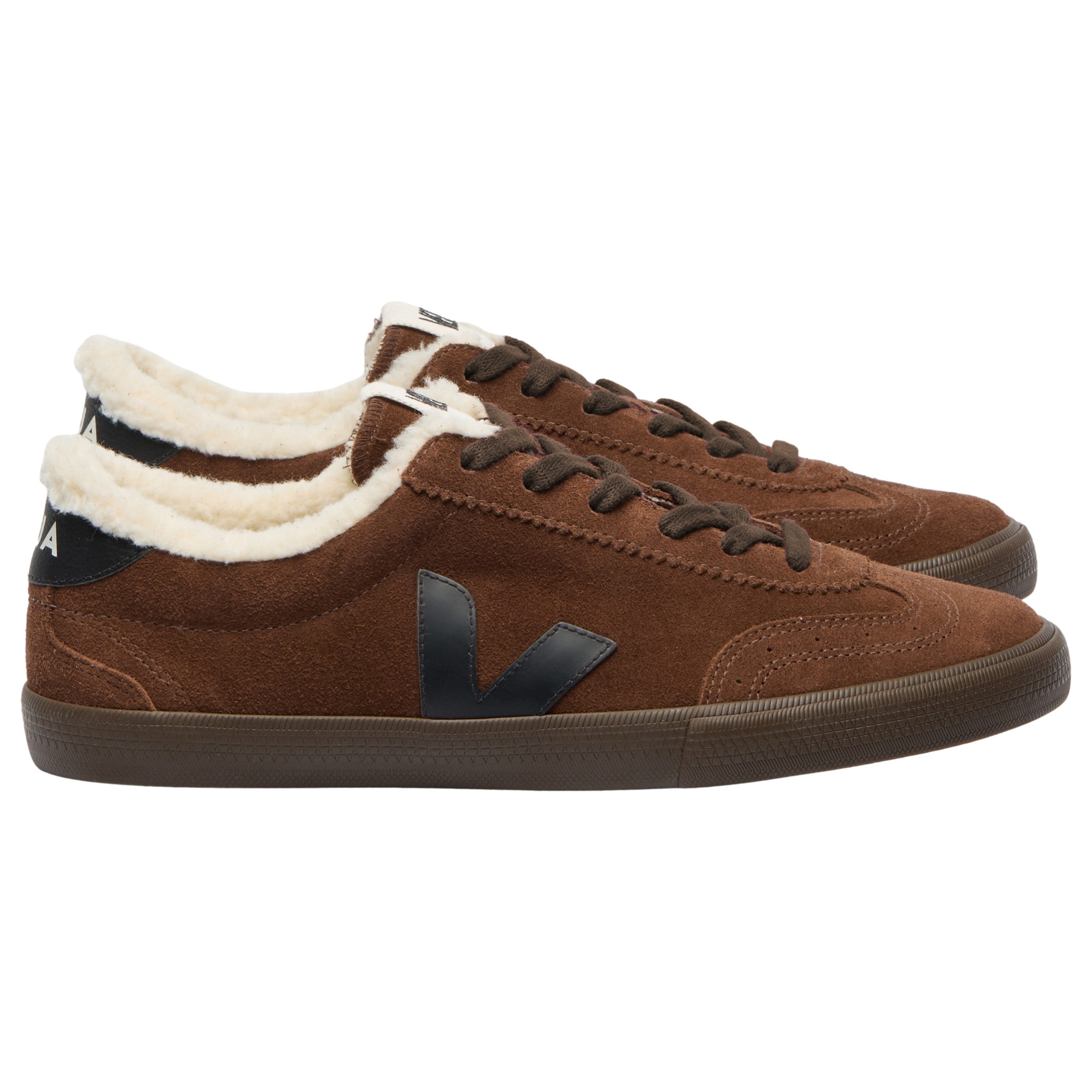 VEJA Herren-Sneaker Volley Winter Suede Walnut Black Eagle Sneaker
