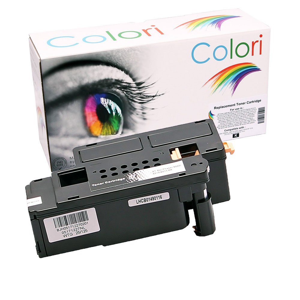 Colori Tonerkartusche, Kompatibler Toner für WorkCentre Phaser für 6020 Colori Phaser 6025 Schwarz von 6027 6022 WC Xerox 6020 Xerox 6020BI