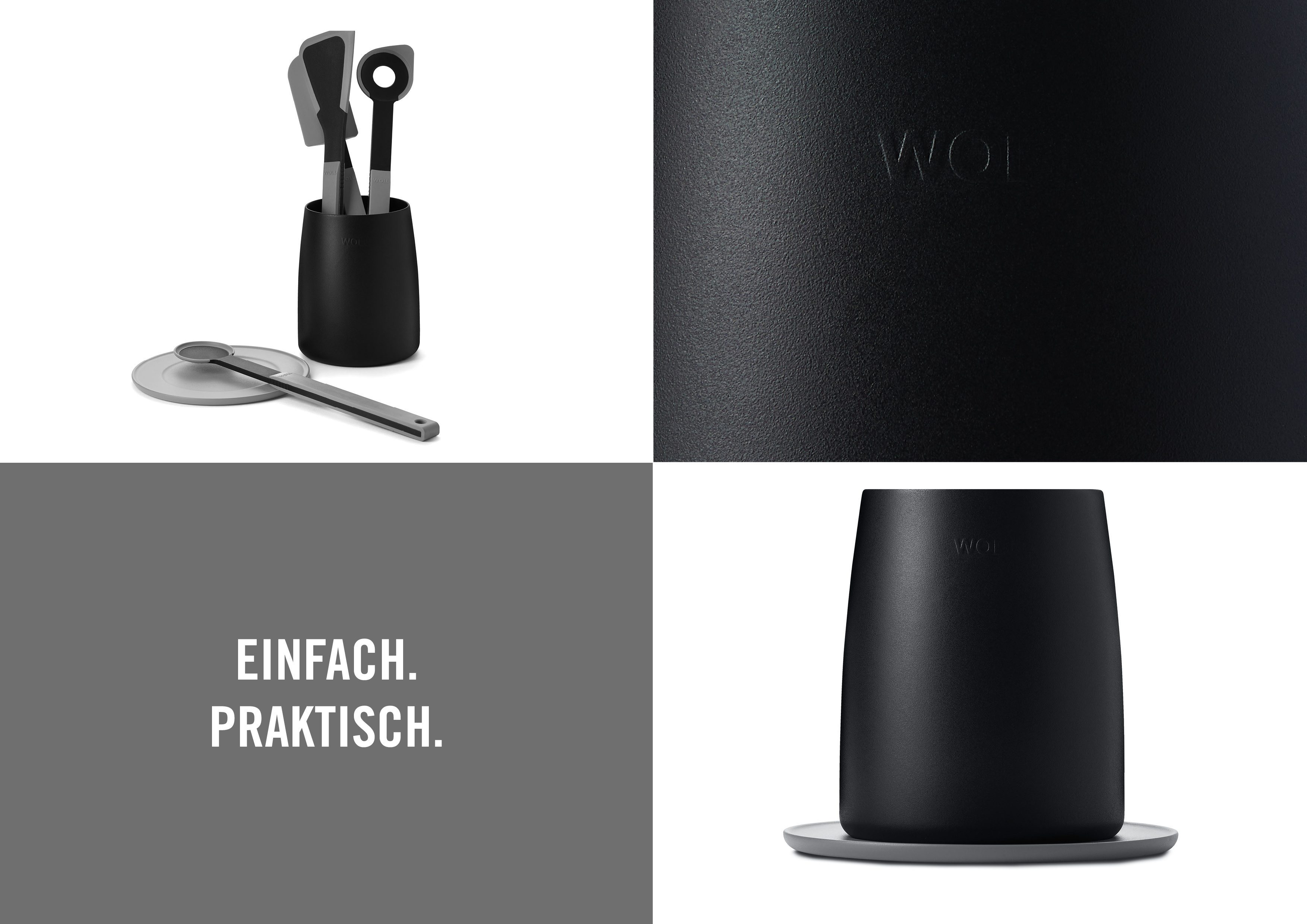 WOLL Besteckhalter Cook it, (Set, 2-tlg., 1x Utensilienbehälter, 1x Löffela günstig online kaufen