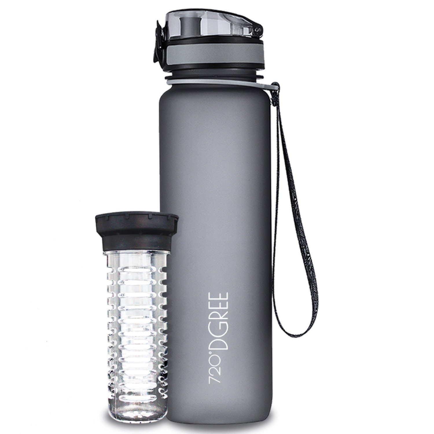 Sportflasche BPA-Frei Nachhaltig Trinkflasche 1L Wasserflasche Auslaufsicher 