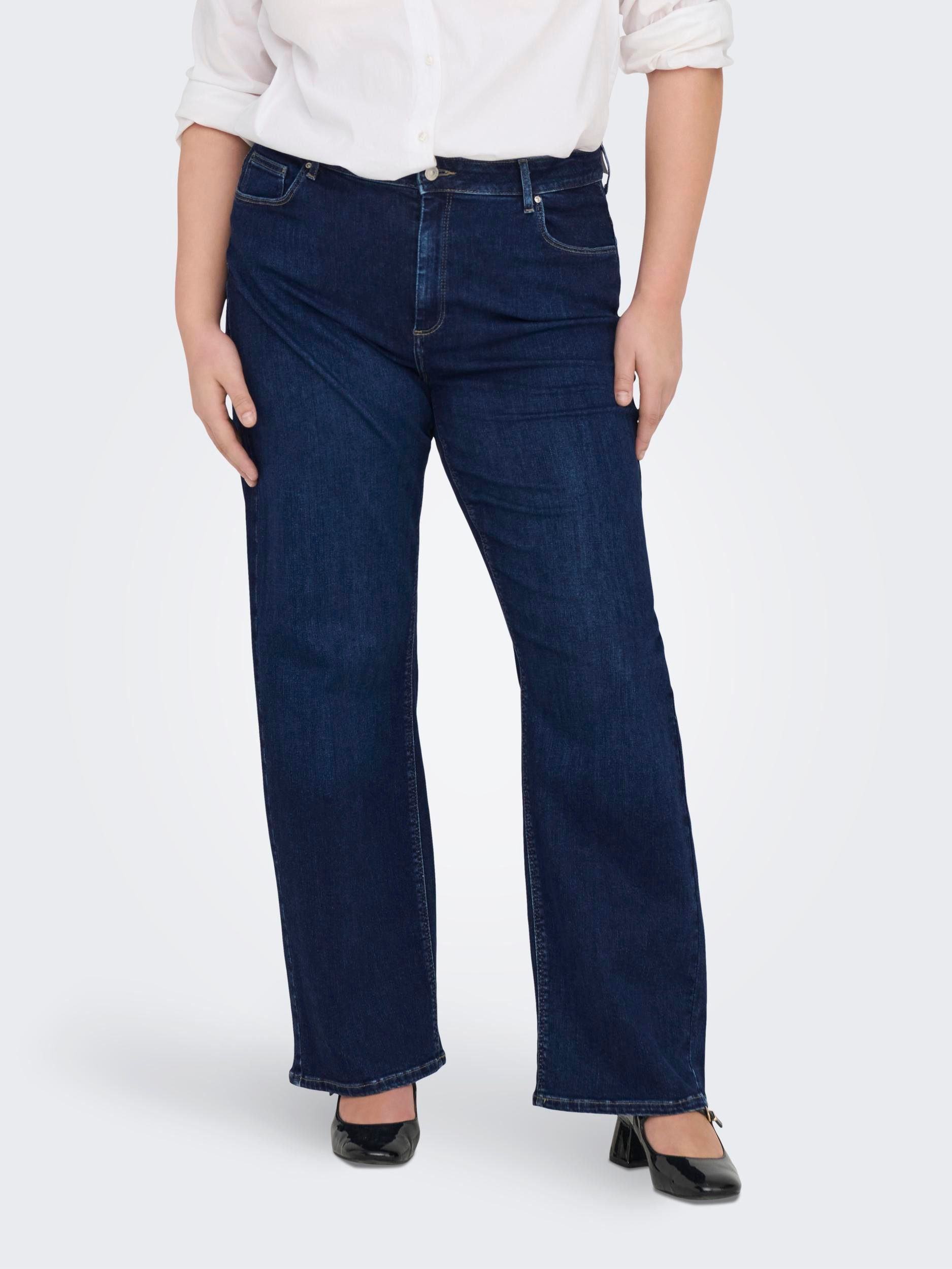 High-waist-Jeans CARWILLY HW WIDE JEANS CRO NOOS
