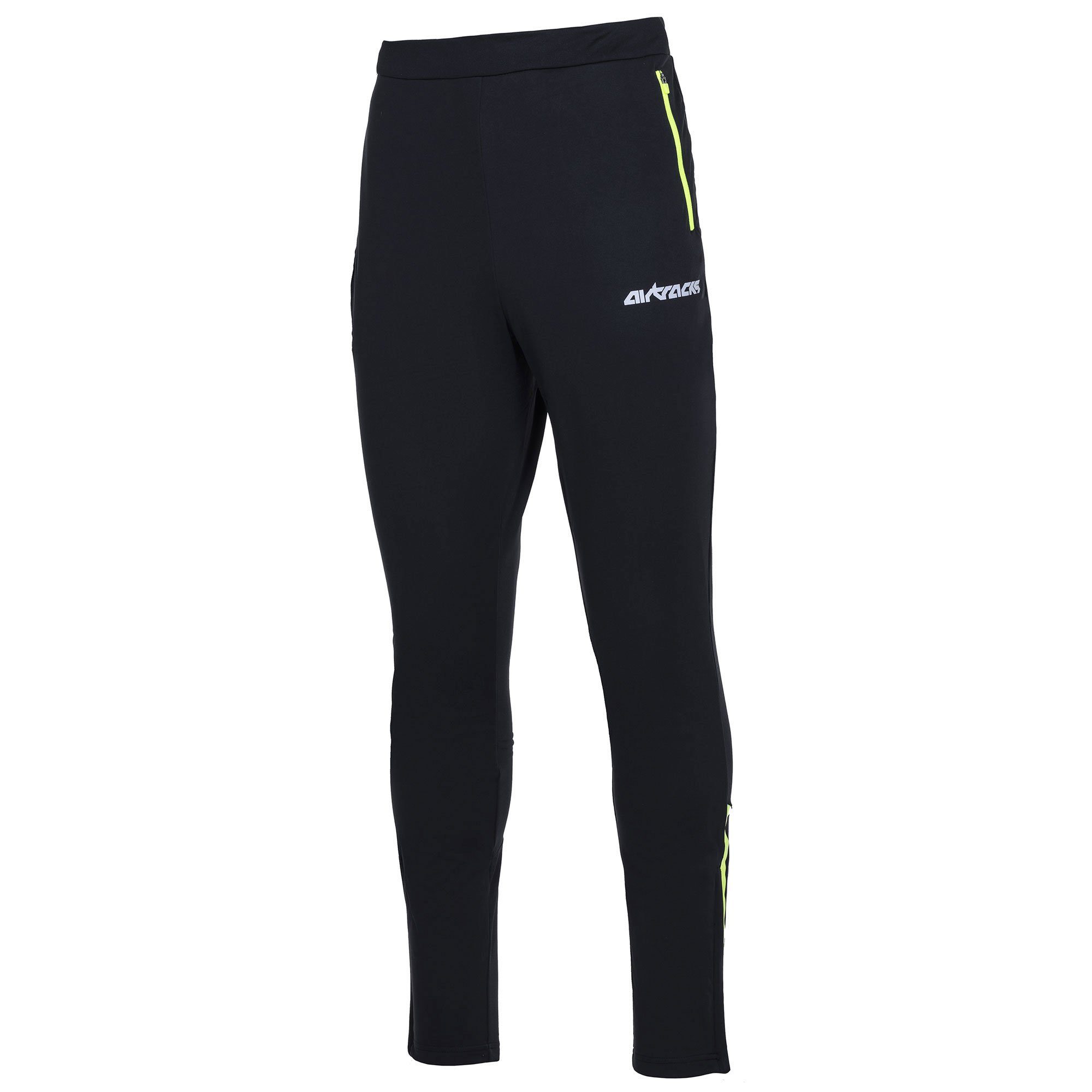 Airtracks Lauftights Herren Winter Laufhose Lang Pro Team (Funktions Sporthose mit warme Thermoqualität) bei kaltem Wetter » S M L Xl XXL XXXL «