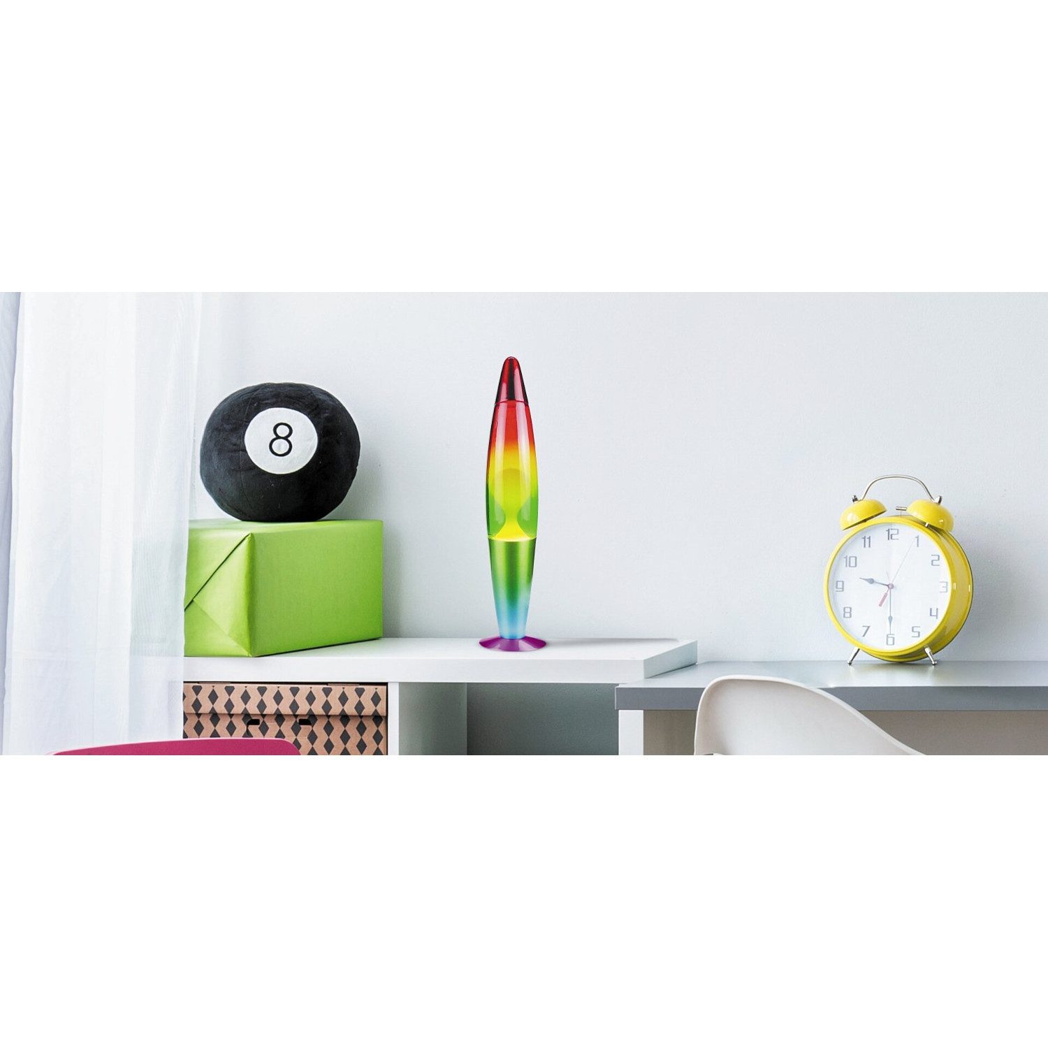 Rabalux Lavalampe, wechselbar, Rainbow dekorative Lavalampe günstig online kaufen