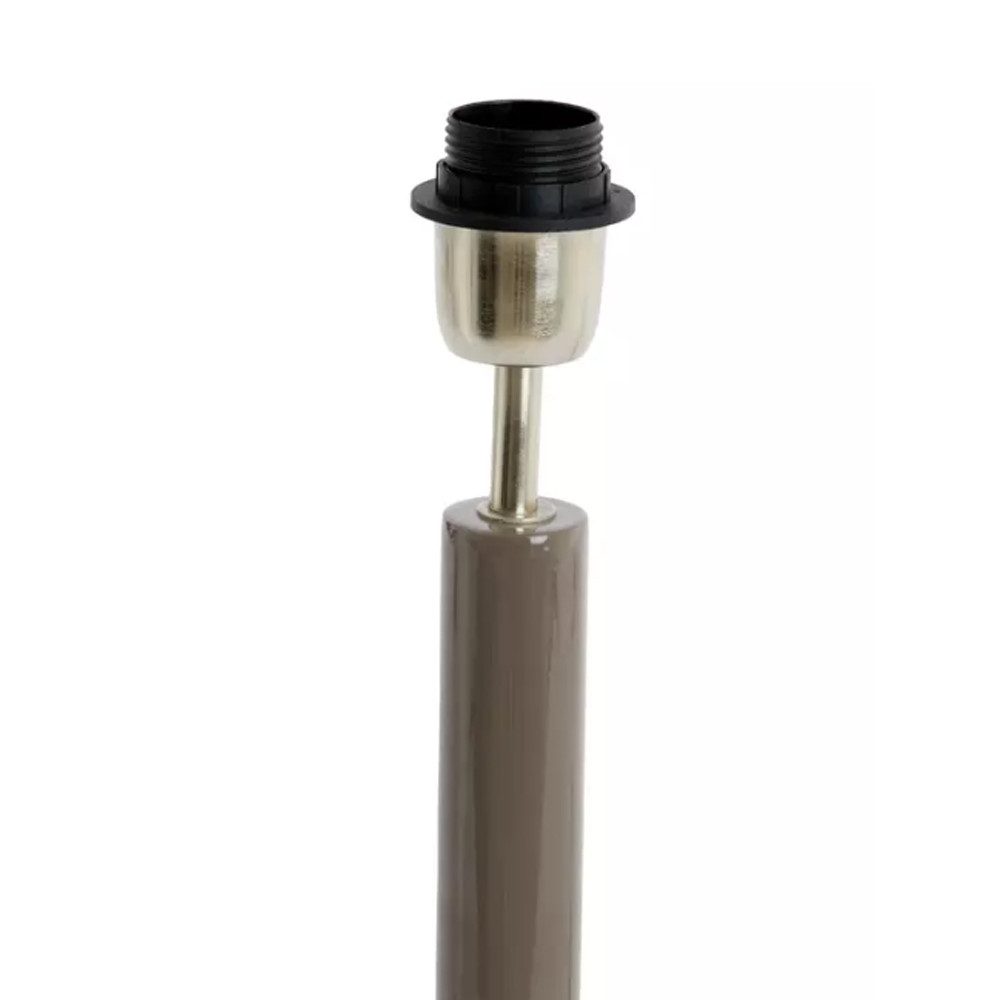 Light & Living Tischleuchte Lampenfuß KULAI Light & Living Tischleuchte Lampe Ø34x49 Grau-Nickel, Leuchtmittel nicht enthalten