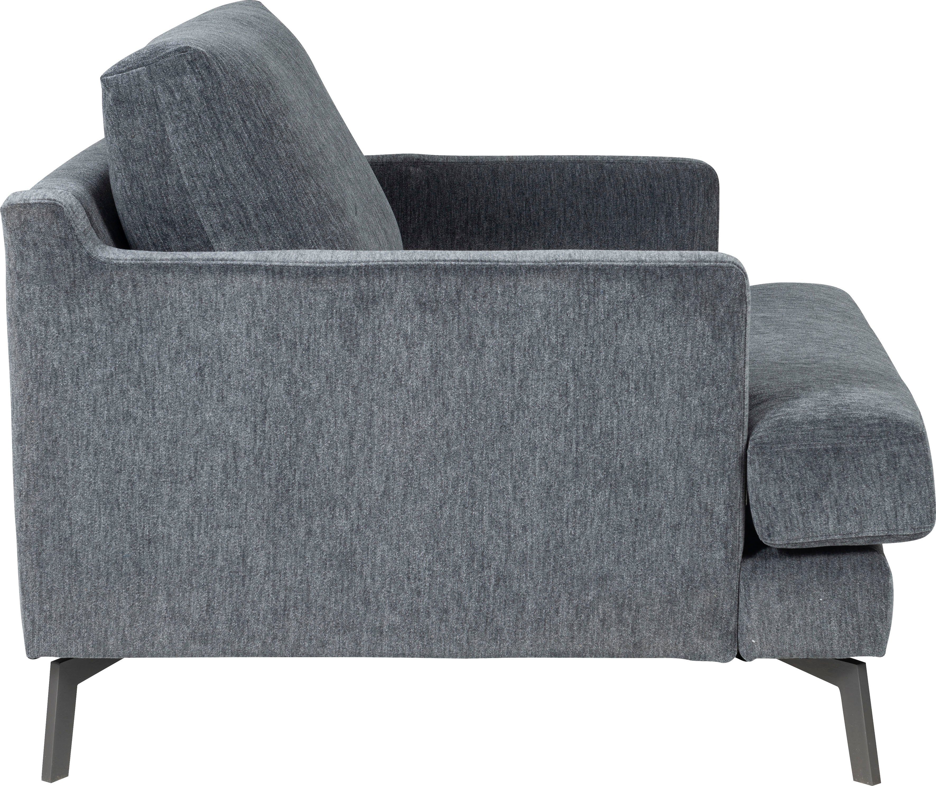 Sessel im (Set, ein skandinavischen Design grey furninova mit Hocker), Saga Klassiker