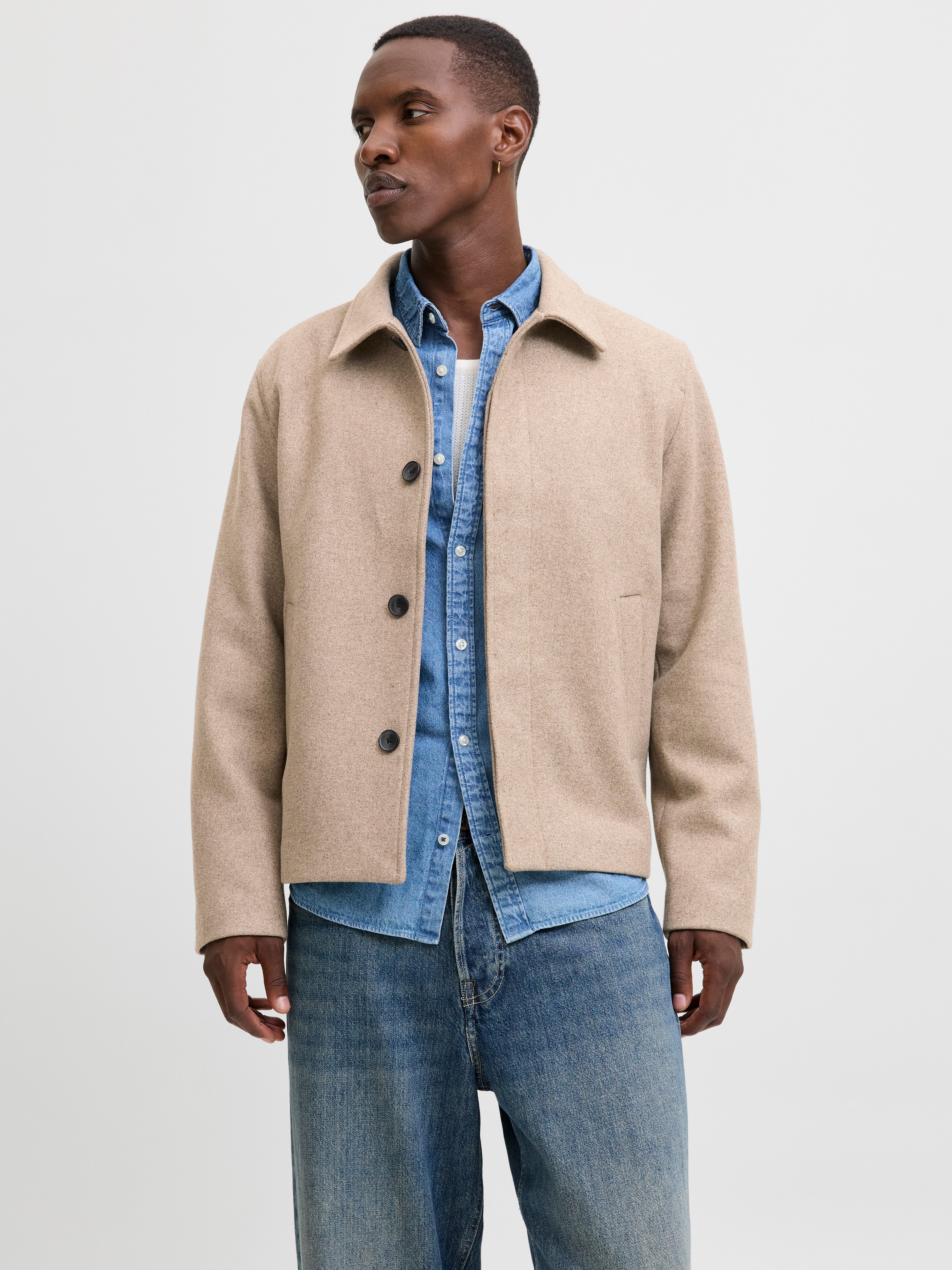 Jack & Jones Outdoorjacke JJEHARRIS SHORT COAT SN günstig online kaufen