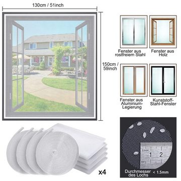 Insektenschutzplissee Anti-Moskito-Fensternetz Schlafzimmer-Moskitonetz-Türfenster, Juoungle