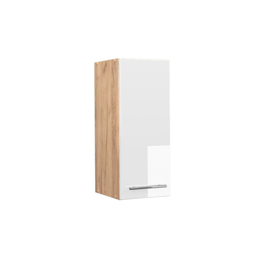Vicco Hängeschrank Fame-Line, Weiß Hochglanz/Goldkraft Eiche, günstig online kaufen