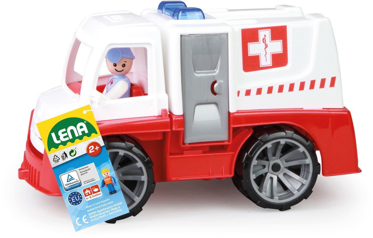 Lena® Spielzeug-Krankenwagen Truxx, Made in Europe