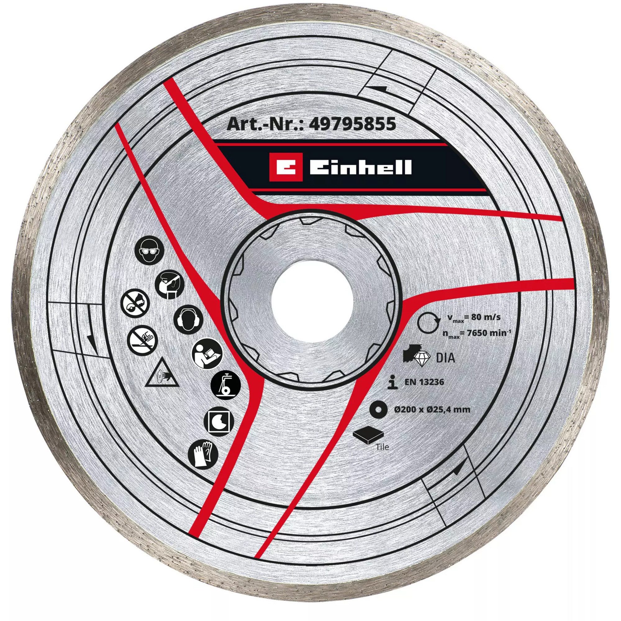 Einhell Sägeblatt EINHELL Diamant-Trennscheibe, Ø 200 x 25,4 x