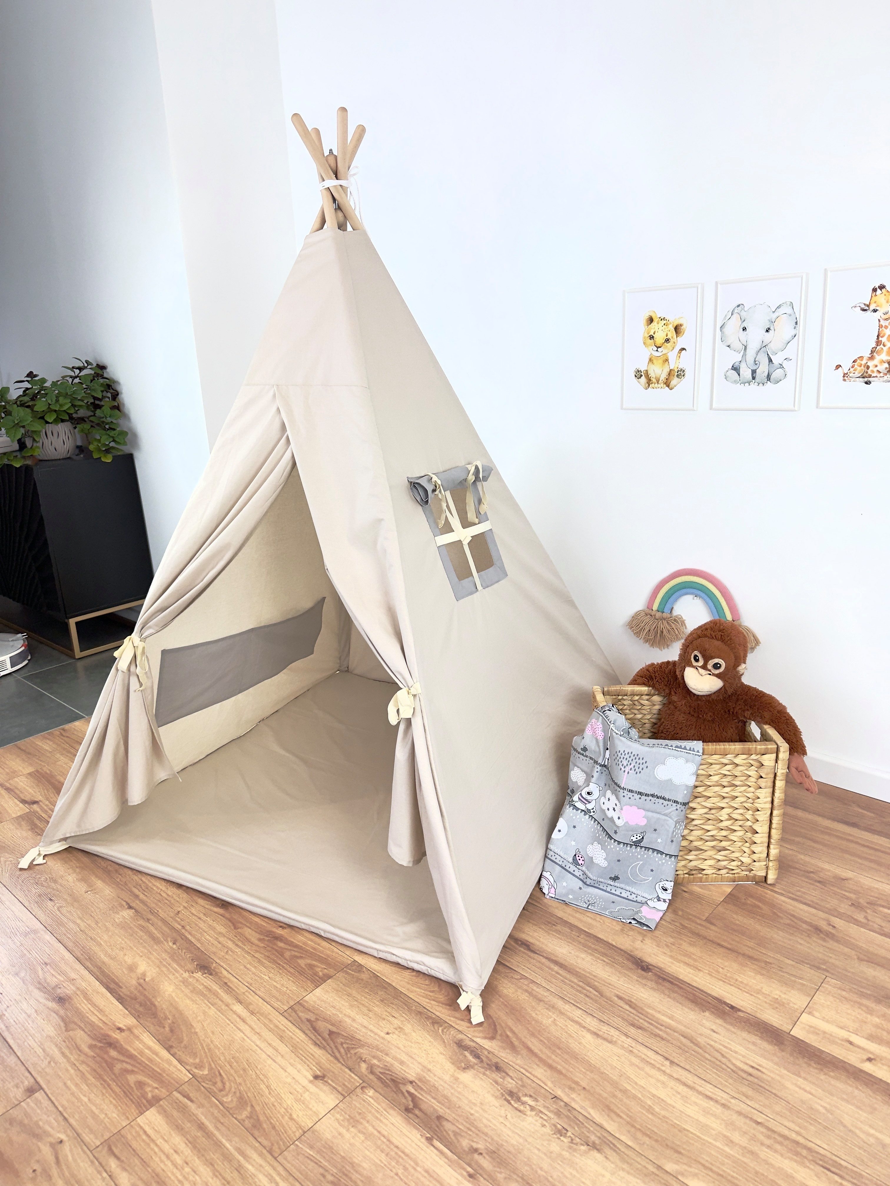 Pamek Tipi-Zelt Tipi-Zelt Spielzelt Kinderzelt für Kinderzimmer Babyzelt Vi günstig online kaufen