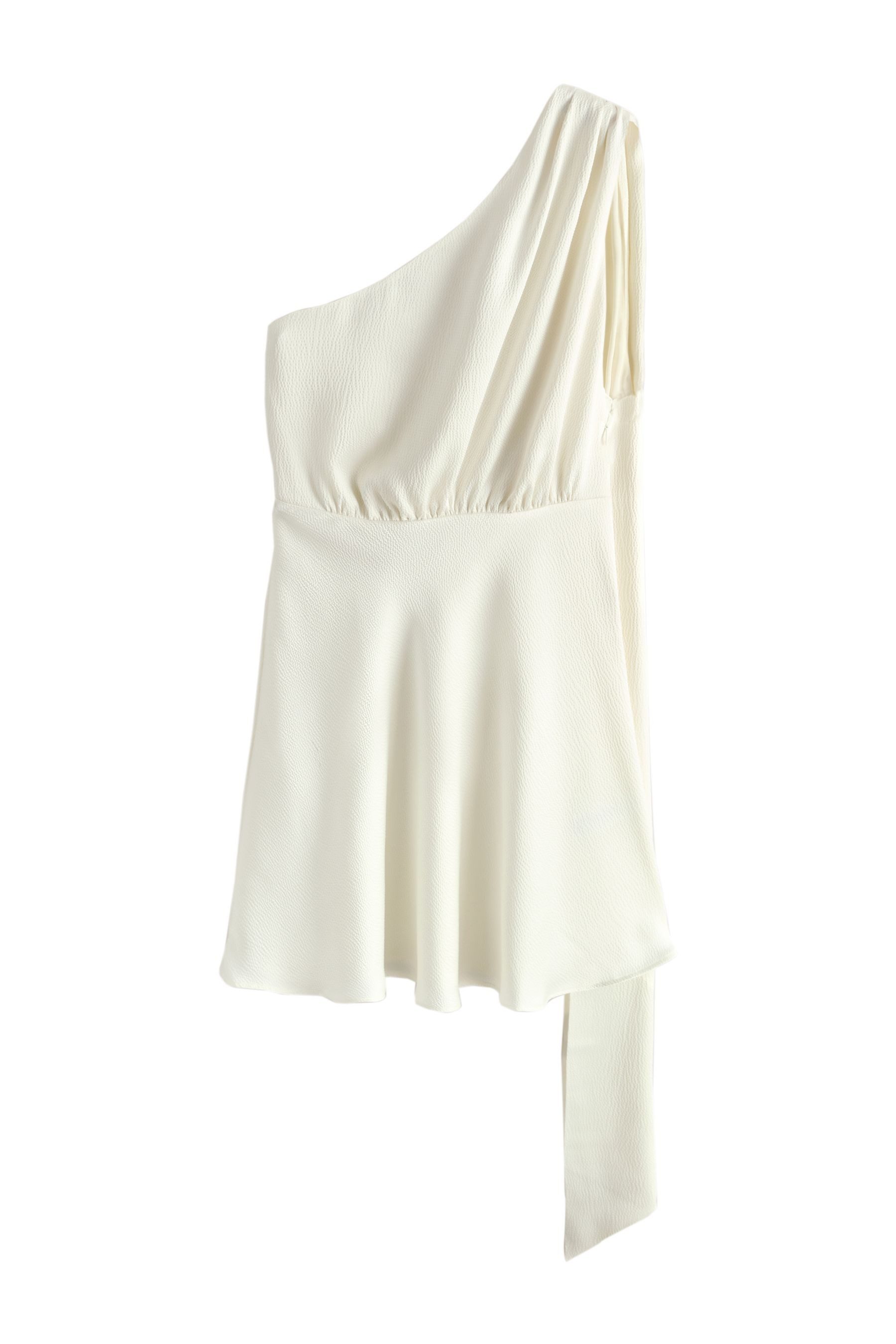Next Satinkleid Ärmelloses Neckholder-Minikleid aus Satin (1-tlg)