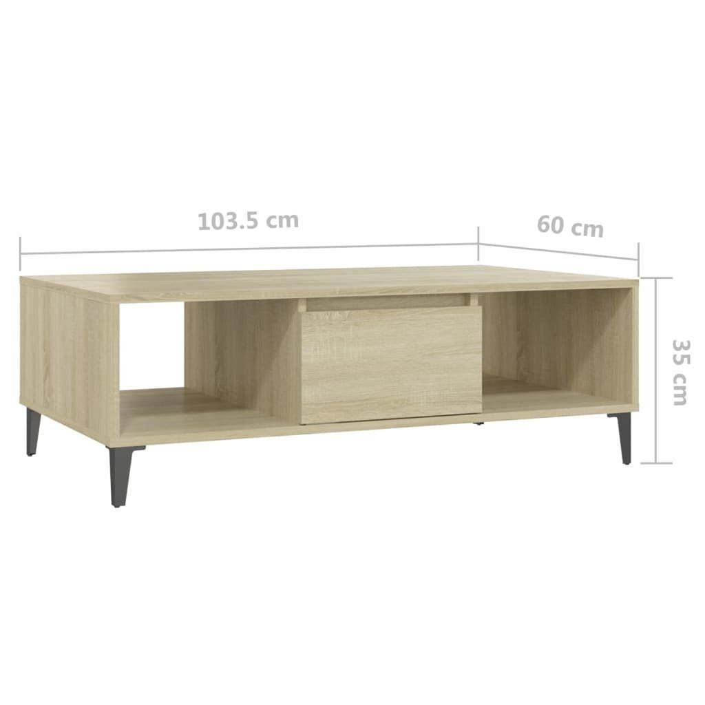 Tür 3009984 Couchtisch (LxBxH: einer Sonoma-Eiche cm), 60x103,5x35 in möbelando mit