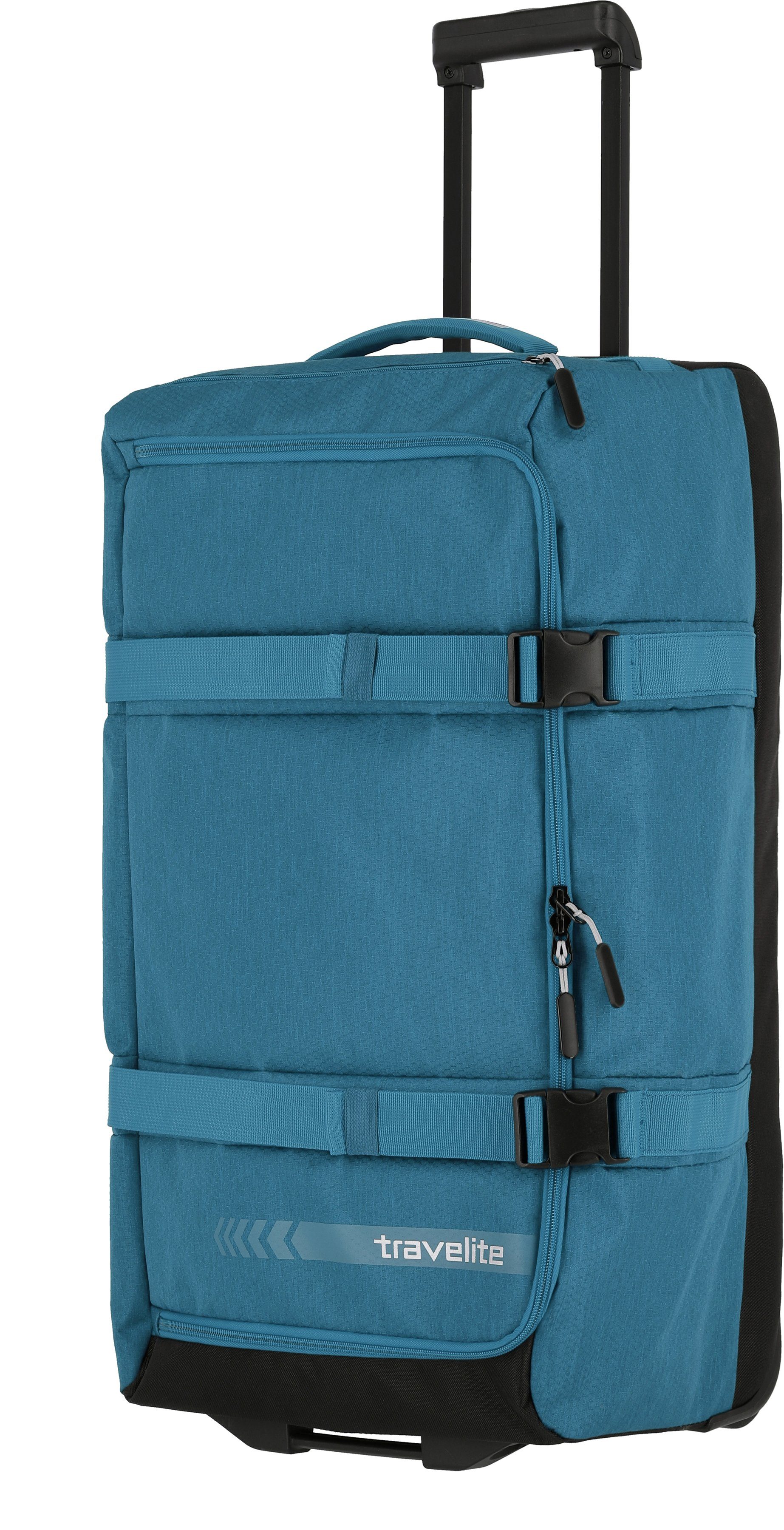 travelite Weichgepäck-Trolley KICK OFF Reisetasche mit Rollen, 2 Rollen, große Reise- und Freizeittasche – ideal als Reisegepäck