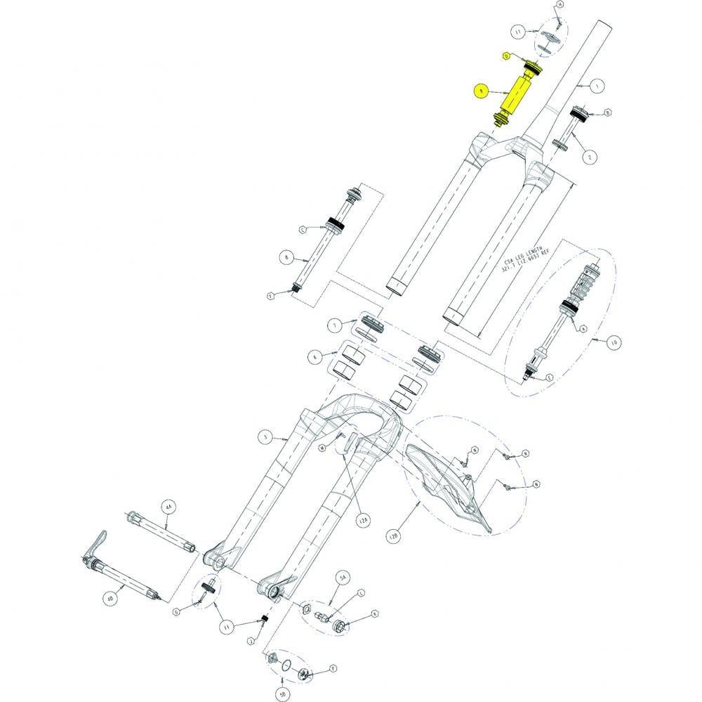 Manitou Dämpfer Manitou VTT Druckstufe & Verstellknopf für R7 Expert - präzise Fahrwer