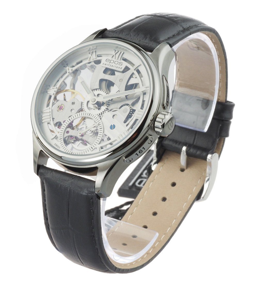 EPOS Schweizer Uhr SK Originale Limitert 888 Herren 3500.165.20.28.25 Handaufzug, auf Uhr Stück Limited