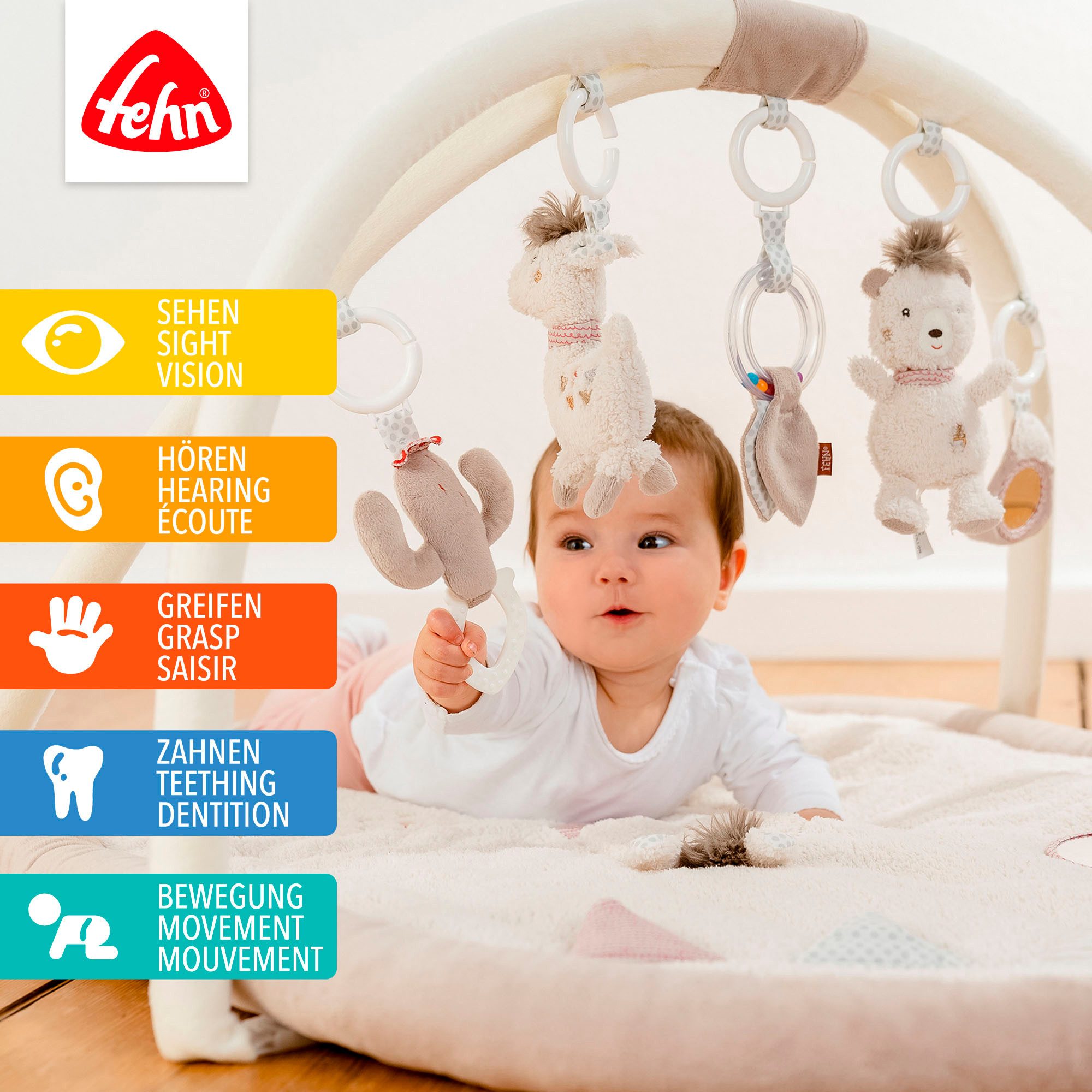 Fehn Spielbogen Peru, 3-D-Activity-Decke, mit Krabbeldecke günstig online kaufen