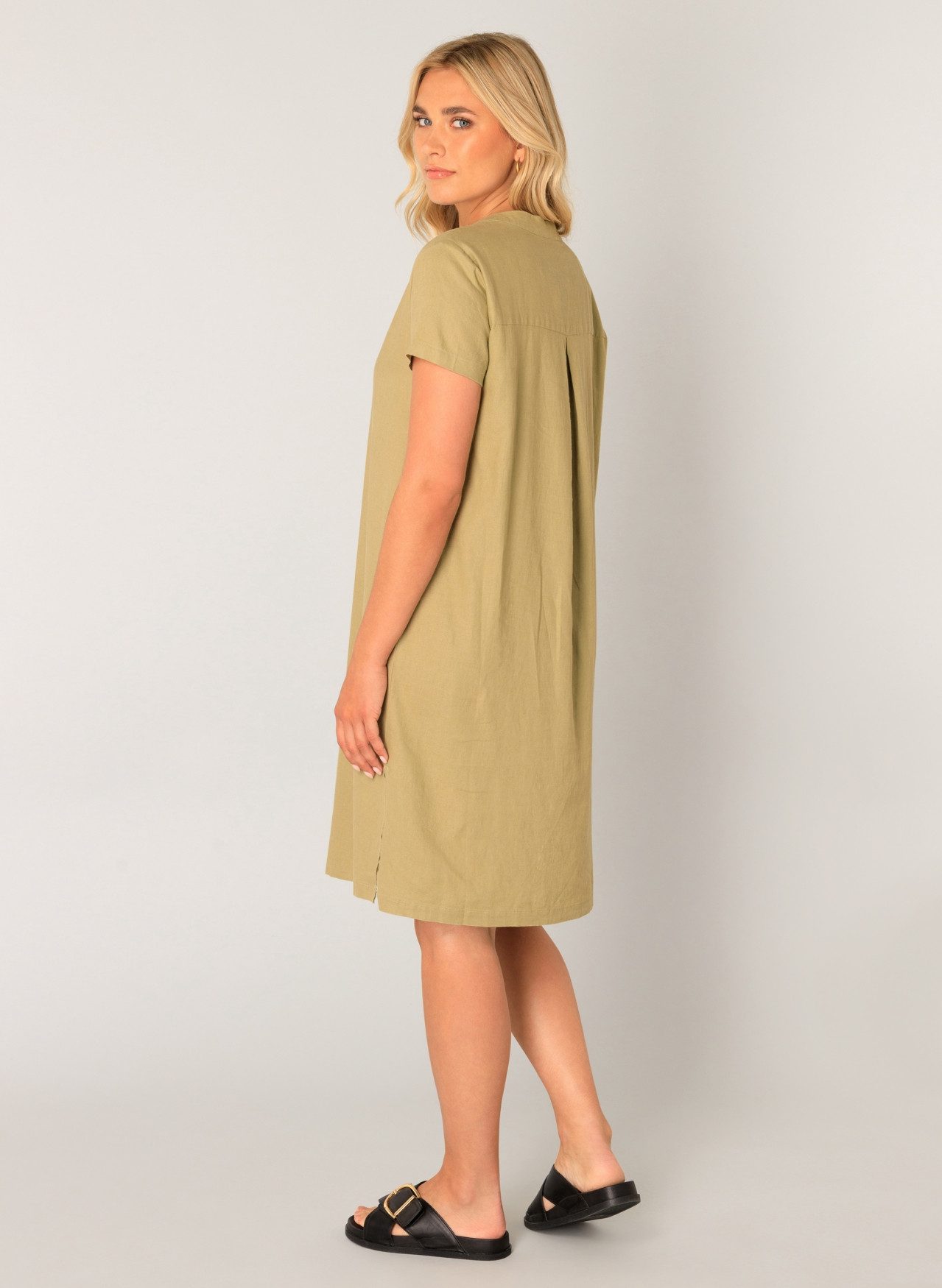Base Level Tunikakleid Yacin Sommerkleid mit Leinen