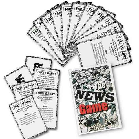 Goods+Gadgets Spiel, The News Game Kartenspiel Partyspiel, REAL oder FAKE News?
