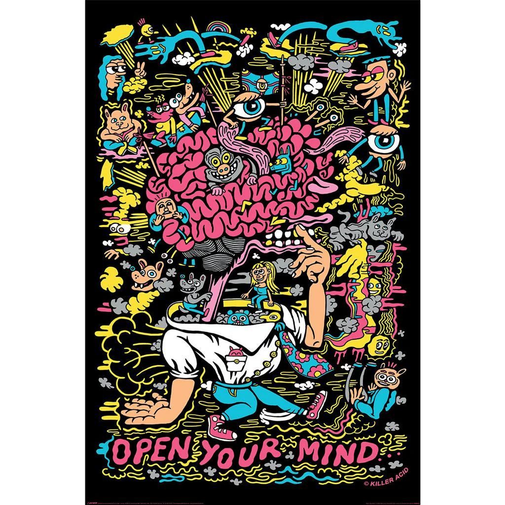 Poster Killer Acid Poster Open Your Mind - A Psychedelic Journey 61