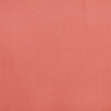möbelando Polsterhocker Aumühle (B/H/T: 78x32x56 cm), aus Samt (100 % Polyester), Kunststoff, Sperrholz in Rosa