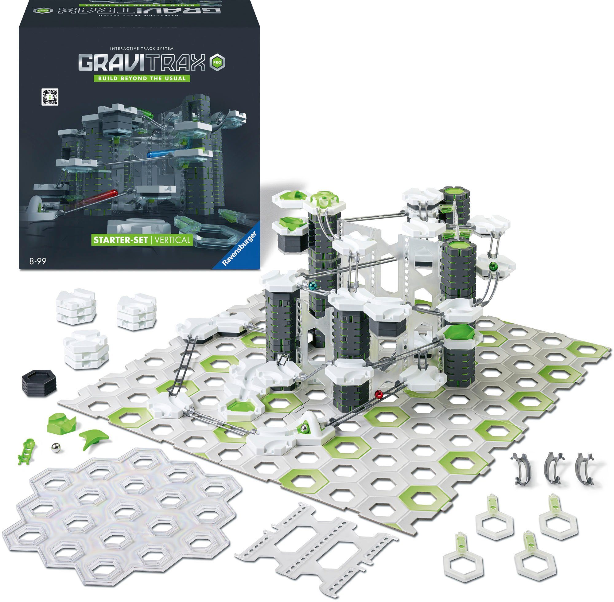 Ravensburger Kugelbahn-Bausatz GraviTrax PRO Starter-Set Vertical, Made in Europe