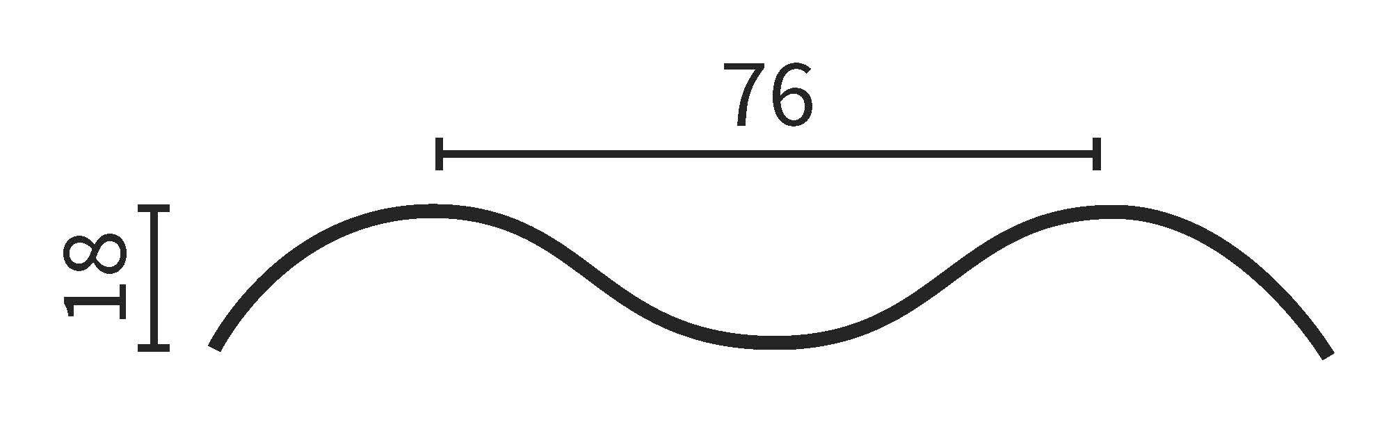 Kaiser plastic Wellplatte transparent für Dach - Sinus 76/18 Dachplatten glatt & klar, 0,8 mm, (wetterfeste Kunststoff Überdachung, 10-St), Made in Germany - Hagelfest und Bruchsicher - UV-Schutz - 90 x 120 cm
