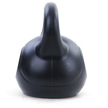 RAMROXX Kettlebell 20 kg Profi Kettlebell Kugelhantel Schwunghantel Schwarz, Durch die PE Ummantelung besonders bodenschonend