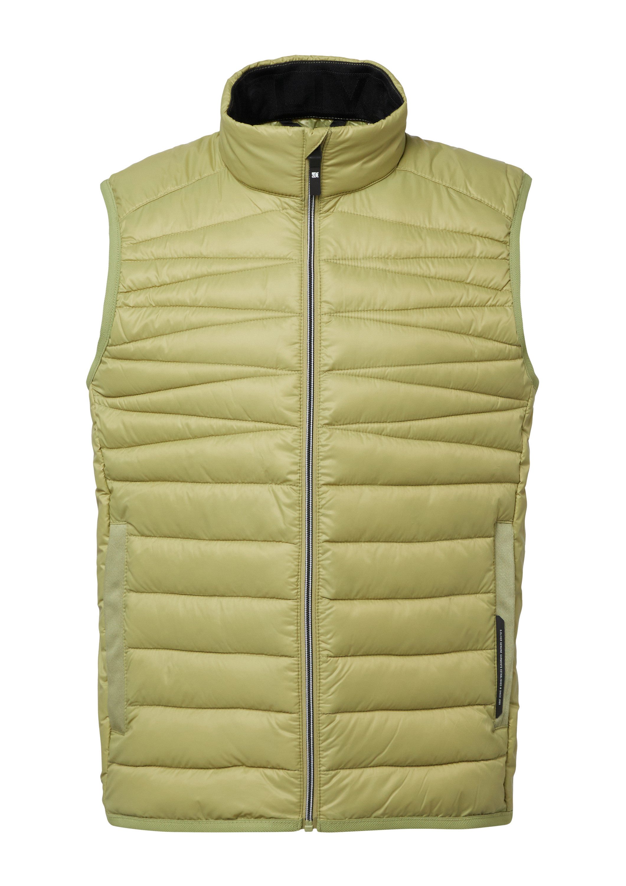 s.Oliver Outdoorjacke Outdoor-Weste Leichte Steppweste mit Stehkragen und K günstig online kaufen