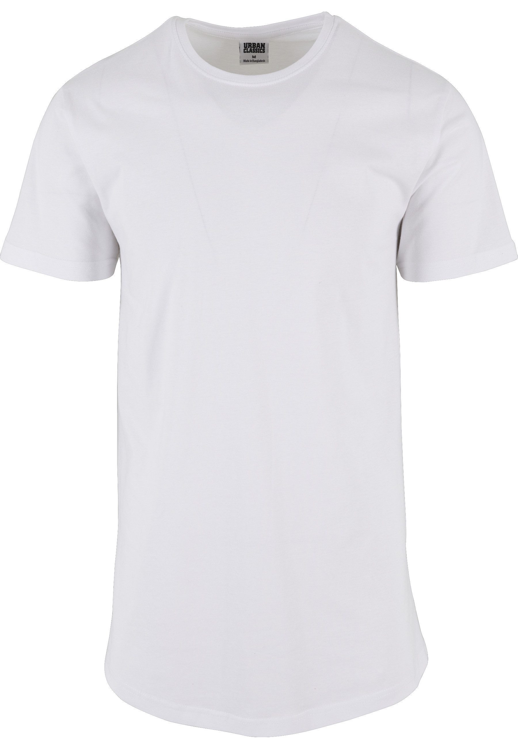 URBAN CLASSICS Kurzarmshirt Urban Classics Herren Shaped Long Tee (1-tlg)