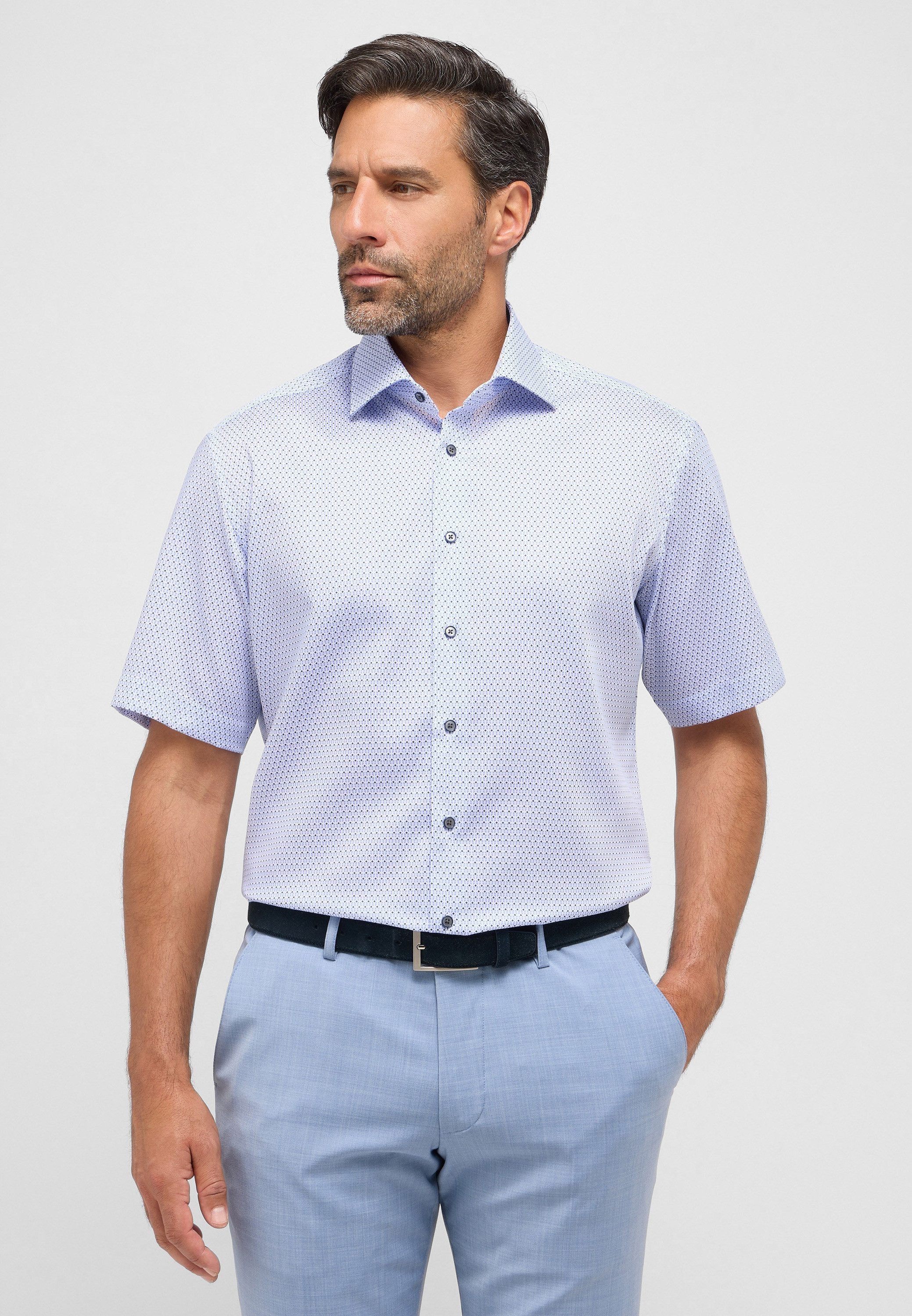Eterna Kurzarmhemd "MODERN FIT", NON IRON (bügelfrei) günstig online kaufen